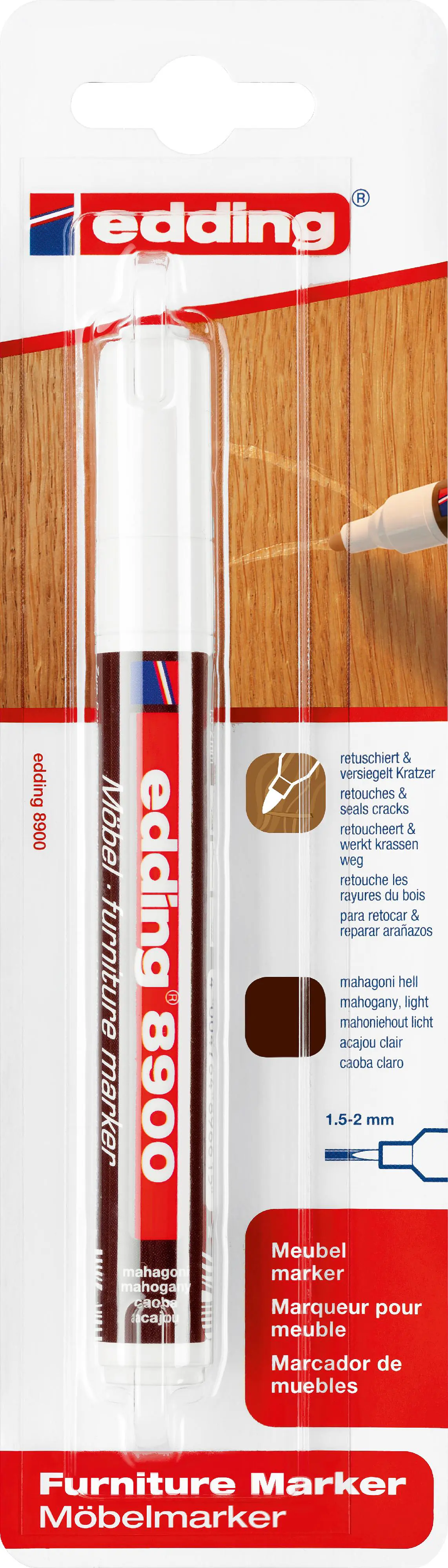 Edding 8900 Möbelmarker mahagoni hell Edding 8900 Möbelmarker mahagoni hell