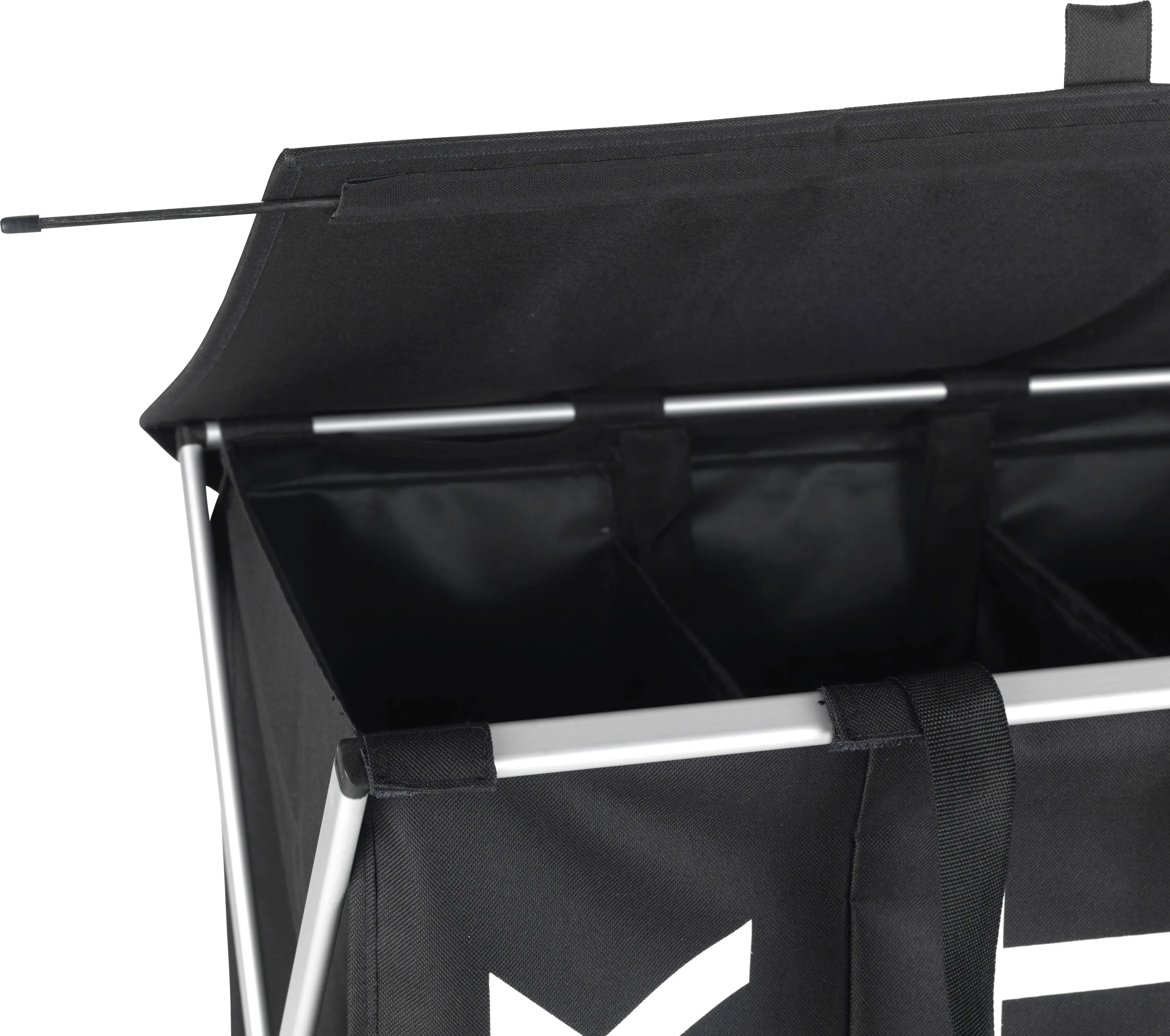 Wenko Wäschesammler Trio Top 118 L, schwarz