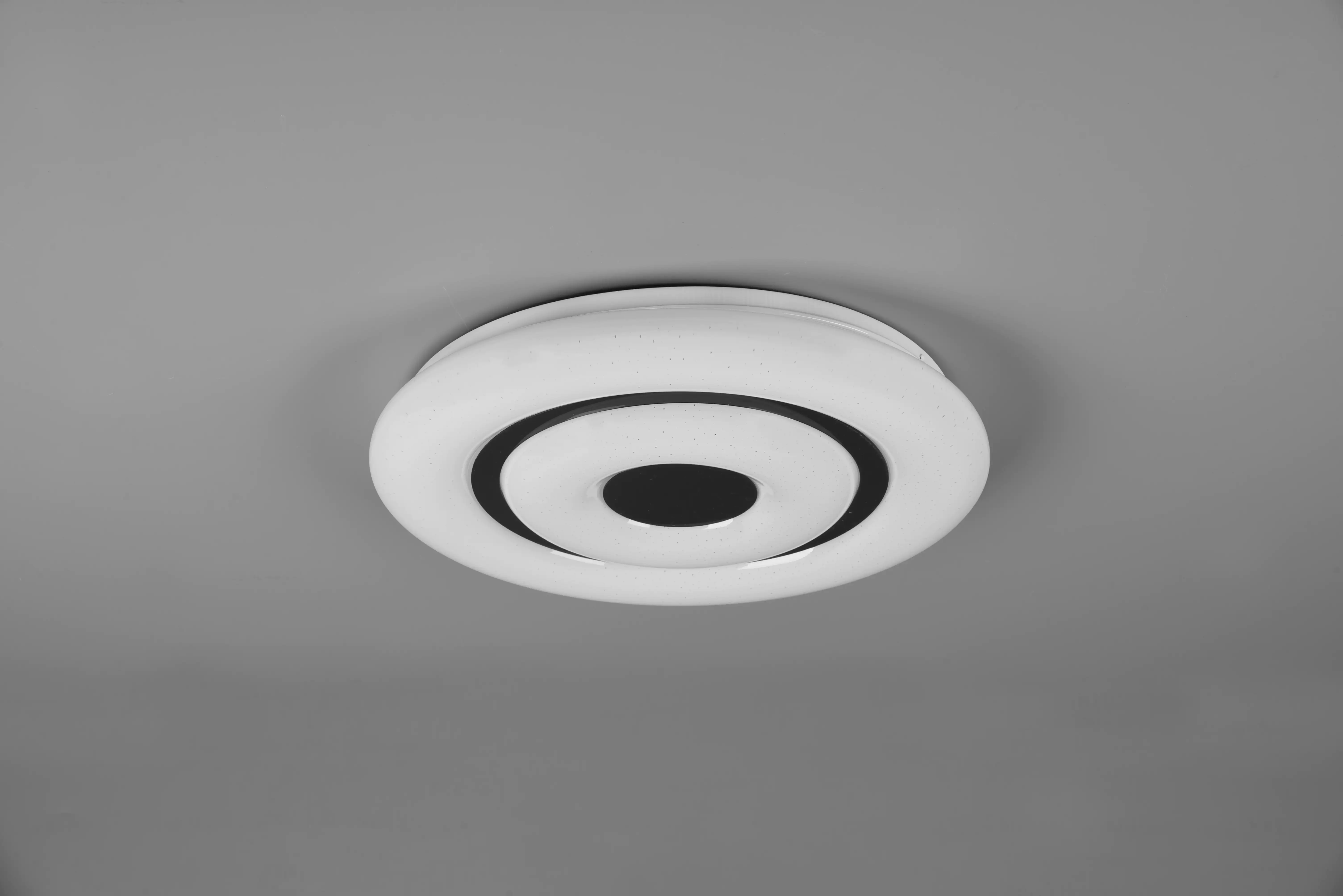 4017807508819_6 Reality LED Deckenleuchte Rana schwarz, weiß, Fernbedienung