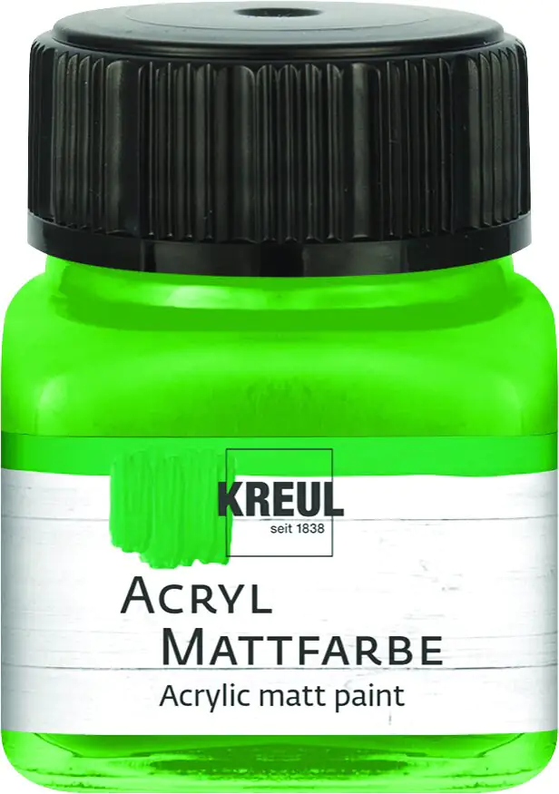 Kreul Acryl Mattfarbe hellgrün 20 ml