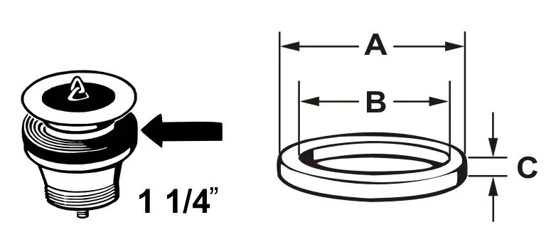 Cornat Gummidichtung 1 1/4''