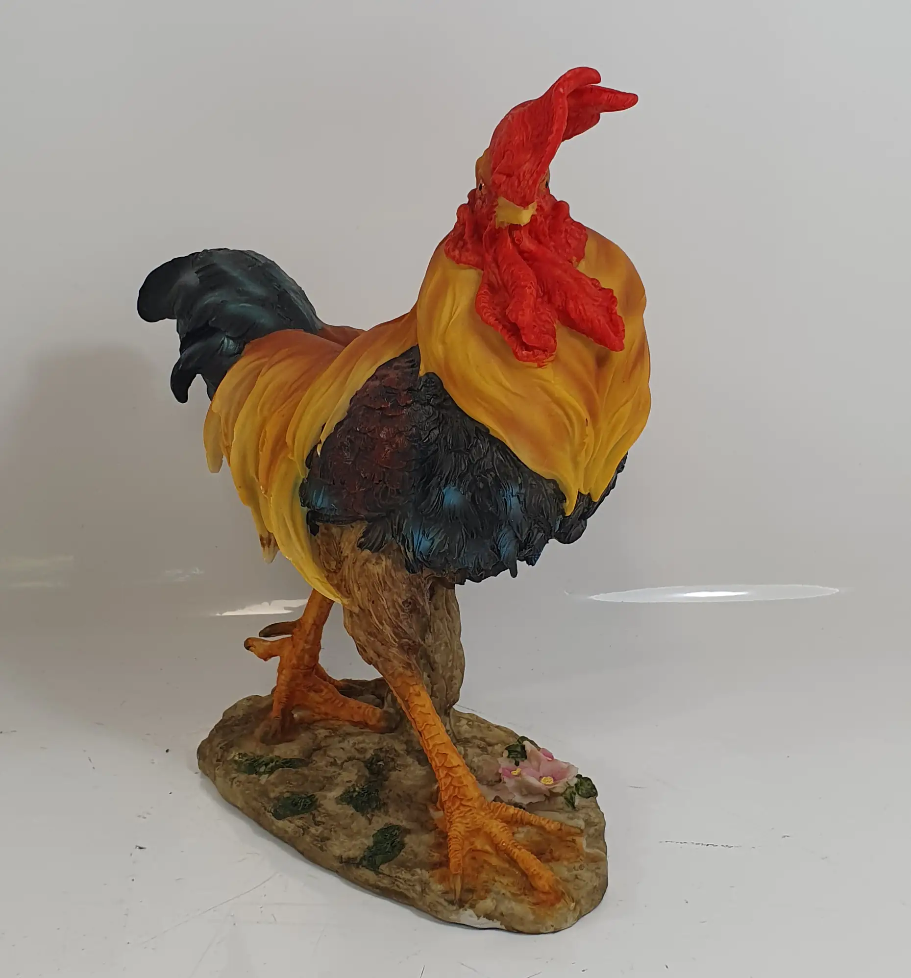 Dekofigur Hahn stehend 34 x 14 x 33 cm