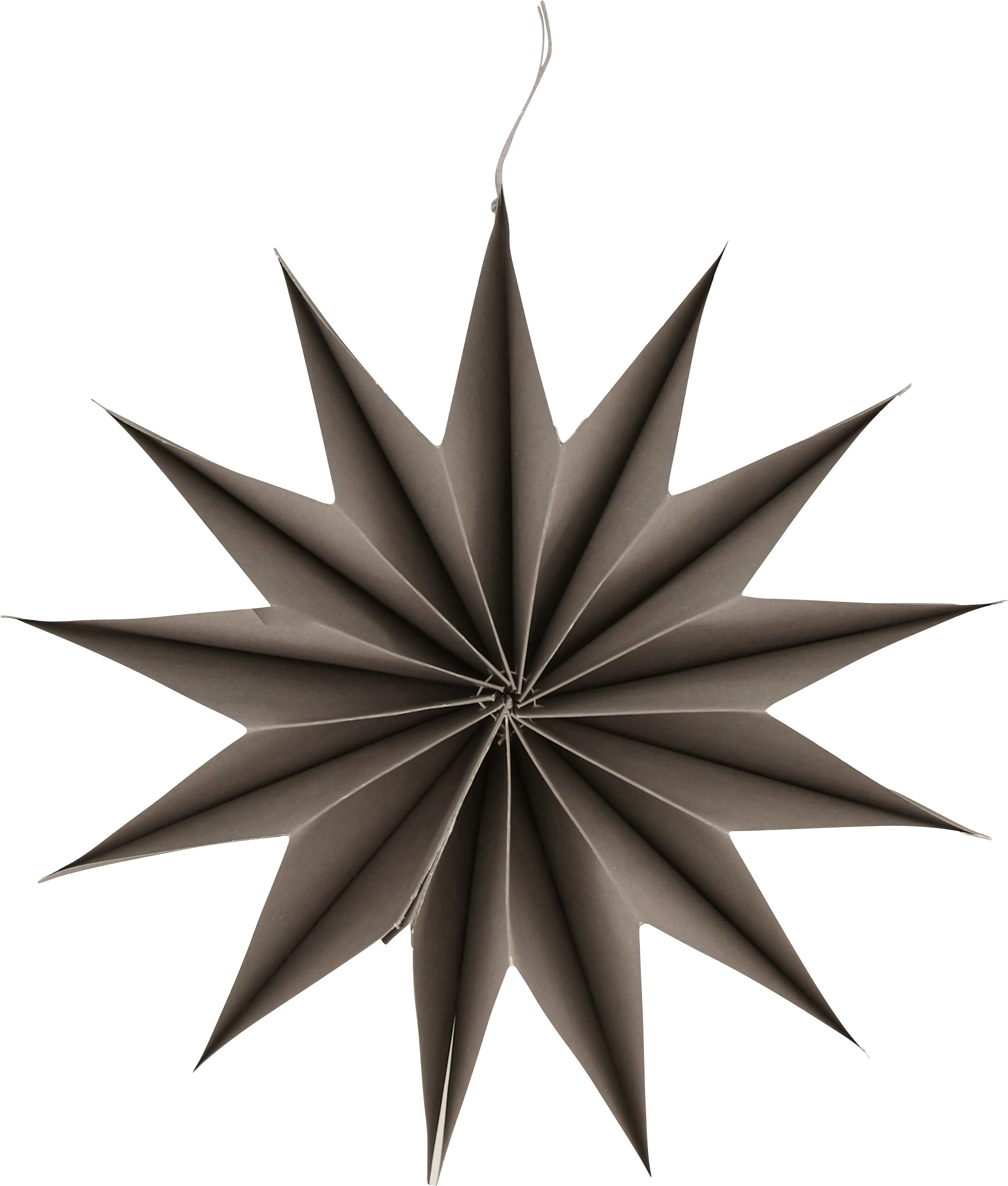 Dijk Aufhänger Stern grau Ø 30,5 x 8 cm