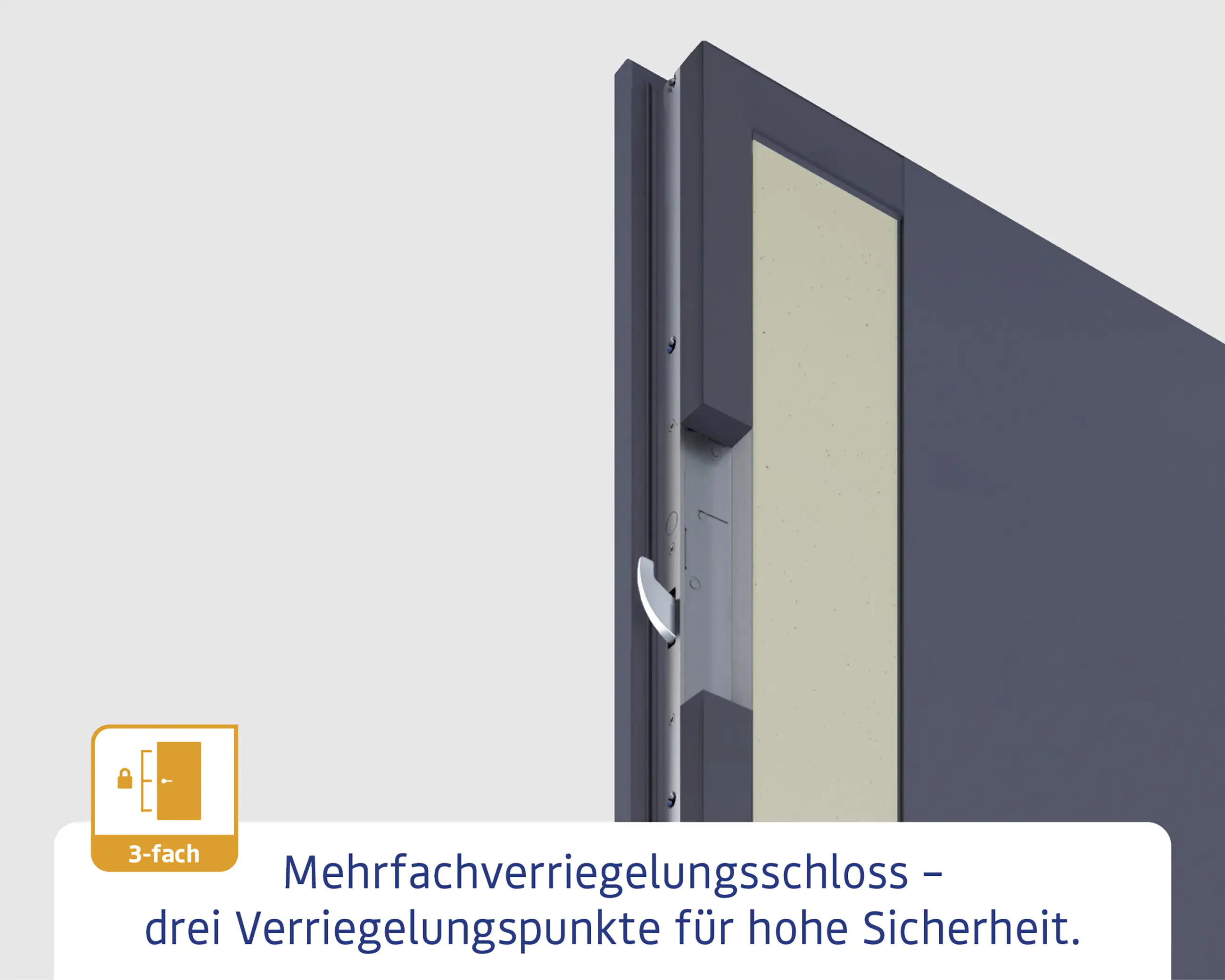 EcoStar Haustür ISOPRO Secur IPS 770S RC2 anthrazit metallic 110 x 210 cm EcoStar Haustür ISOPRO Secur IPS 770S RC2 anthrazit metallic 110 x 210 cm