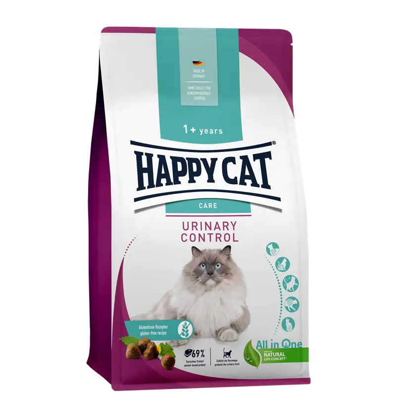 Happy Cat Care Katzentrockenfutter Adult 1,3 kg Geflügel & Kräuter