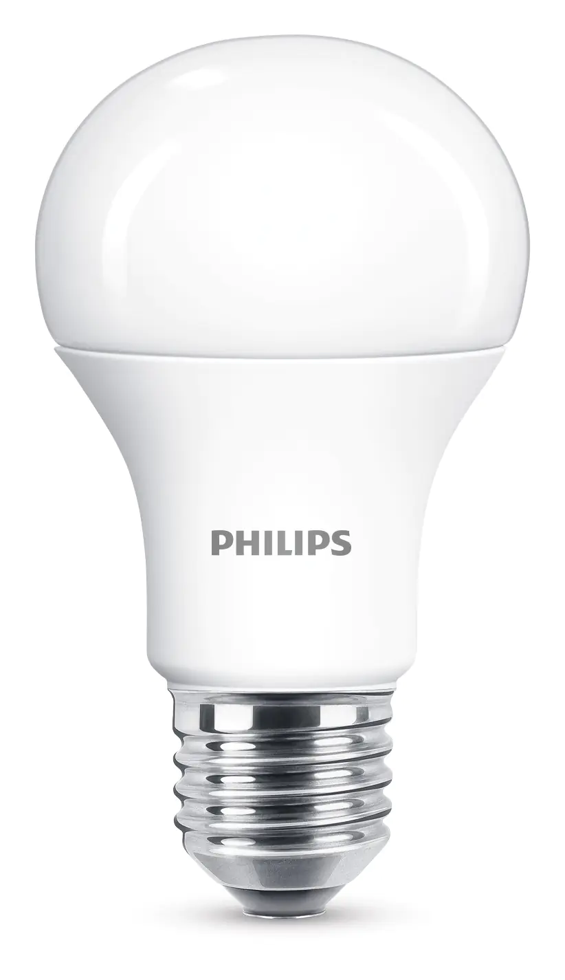 Philips LED-Leuchtmittel Birnenform A60 E27 10,5W warmweiß 2er Pack