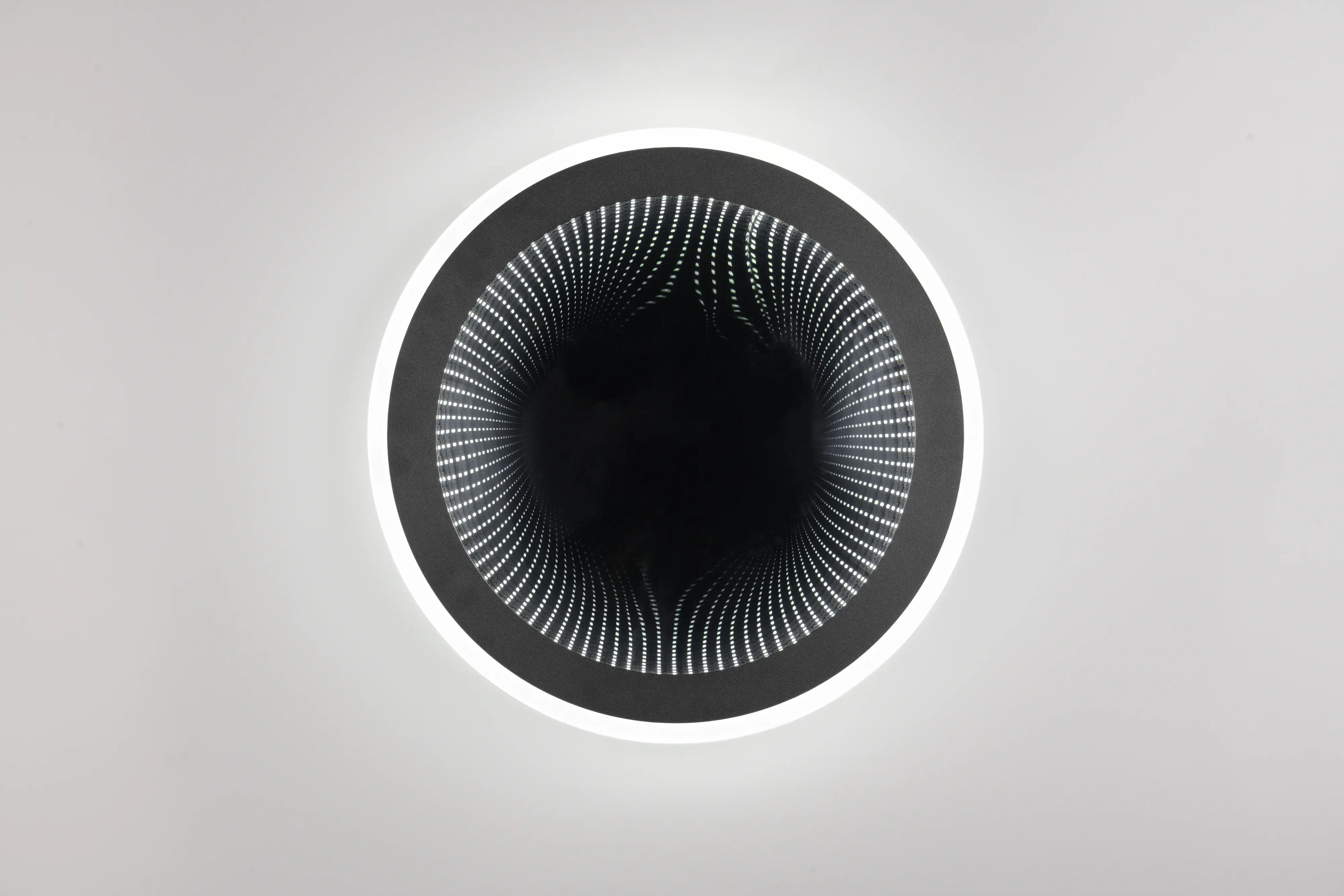 Reality LED Deckenleuchte Glace 21,5W schwarz Metall warmweiß-kaltweiß