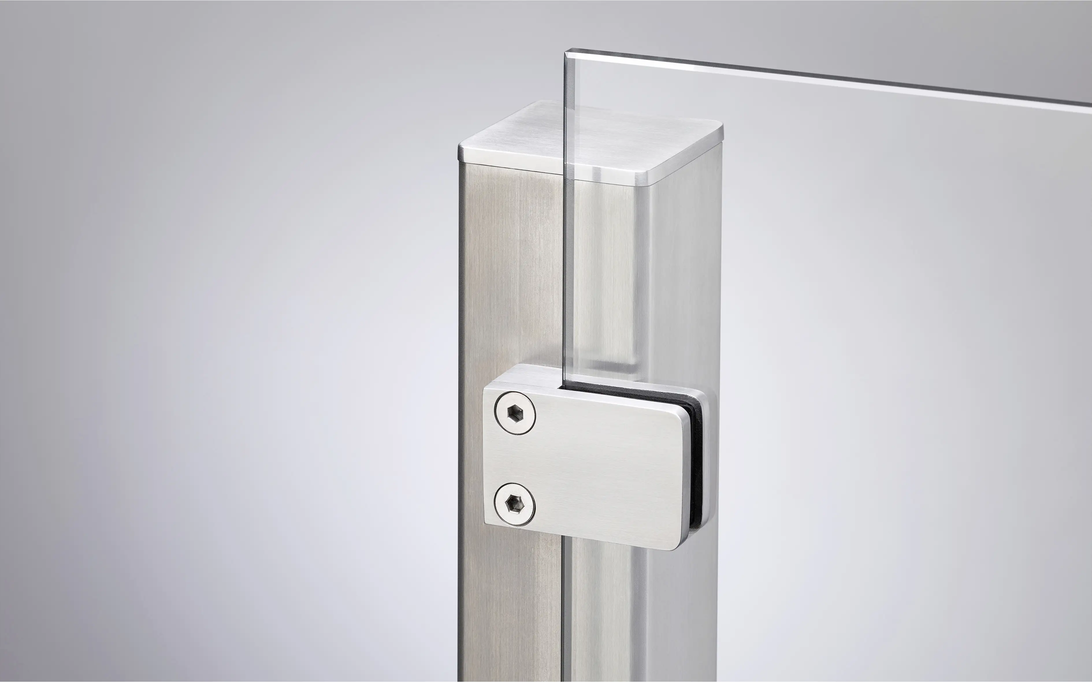 Ambiente Anfangspfosten-Set zum ANSCHRAUBEN 187 cm 6 x 6 cm Edelstahl V2A Ambiente Anfangspfosten-Set zum ANSCHRAUBEN 187 cm 6 x 6 cm Edelstahl V2A