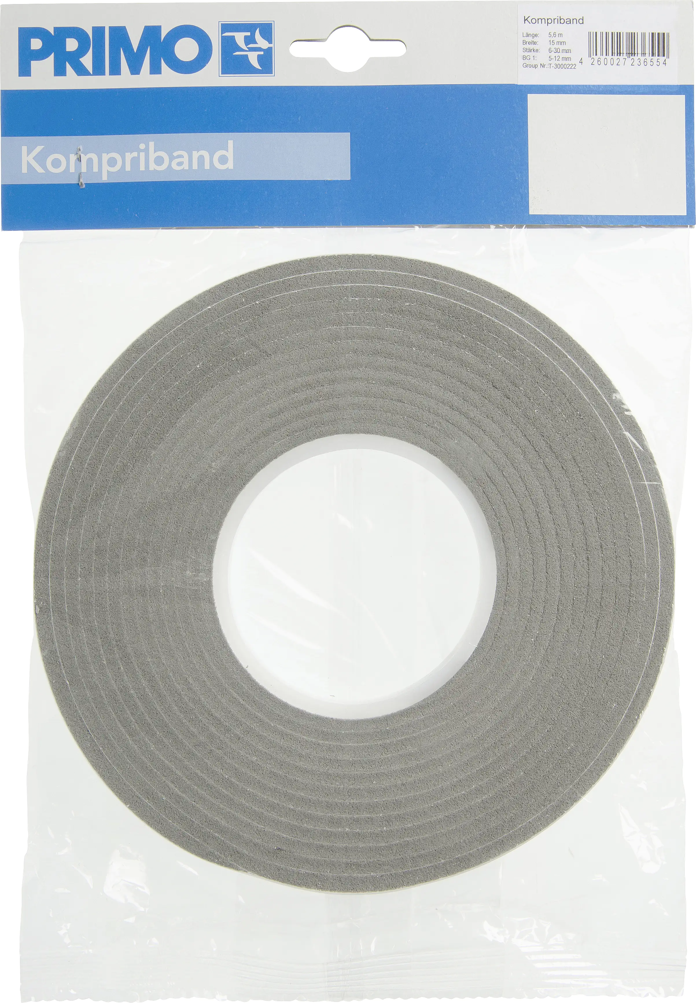 Primo Kompriband 5,6 m 15 x 6-30 mm