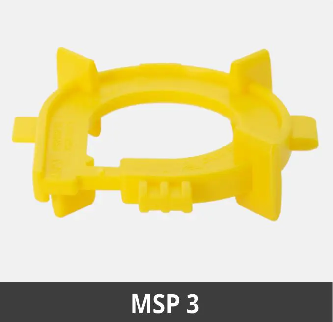 Fugenkreuz für Feinsteinzeug 3in1 Multispacer gelb - 100 Stk. Fugenkreuz für Feinsteinzeug 3in1 Multispacer gelb - 100 Stk.