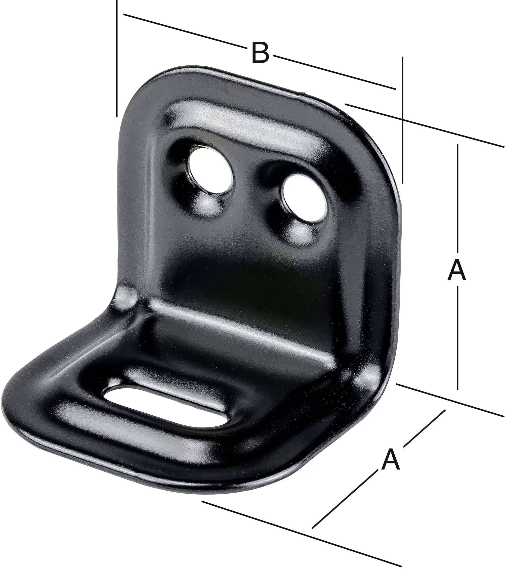 Vormann Verstellwinkel 25 x 30 mm Stahl schwarz Vormann Verstellwinkel 25 x 30 mm Stahl schwarz