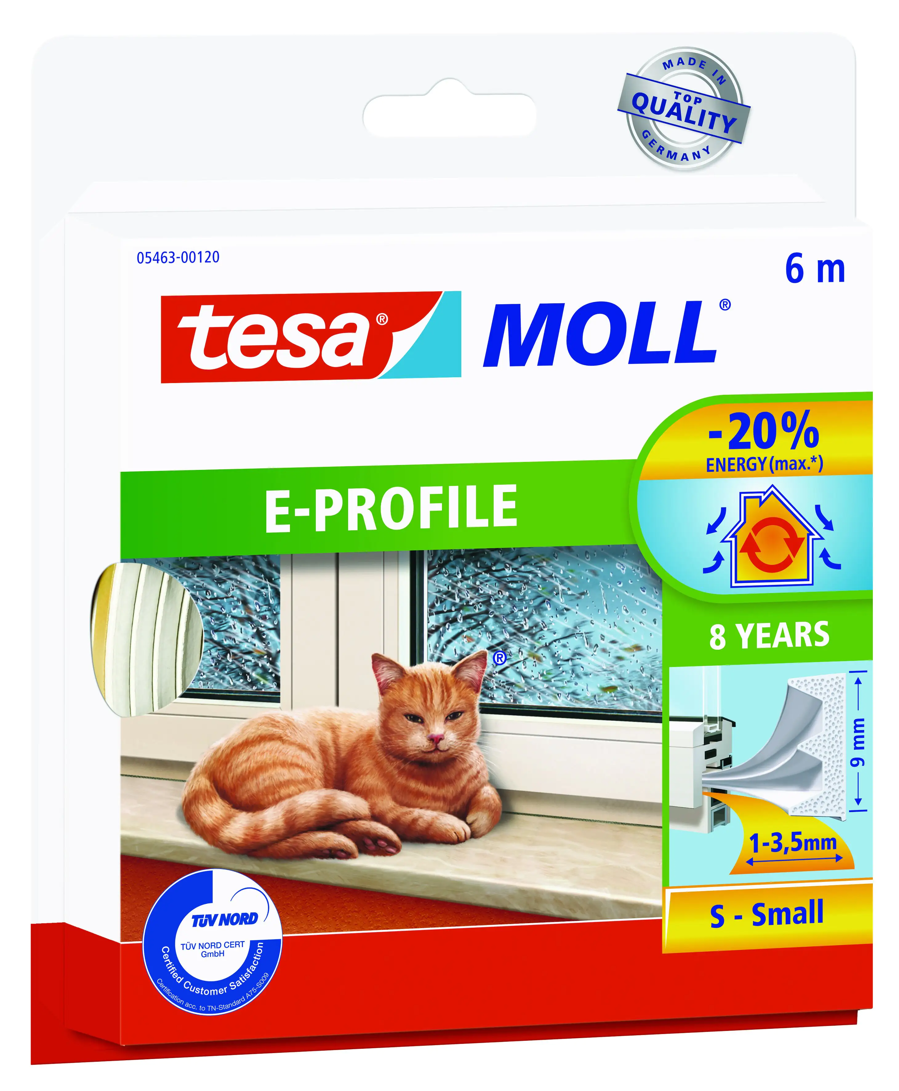 tesa Moll E-Profil Classic 6 m, weiß tesa Moll E-Profil Classic 6 m, weiß