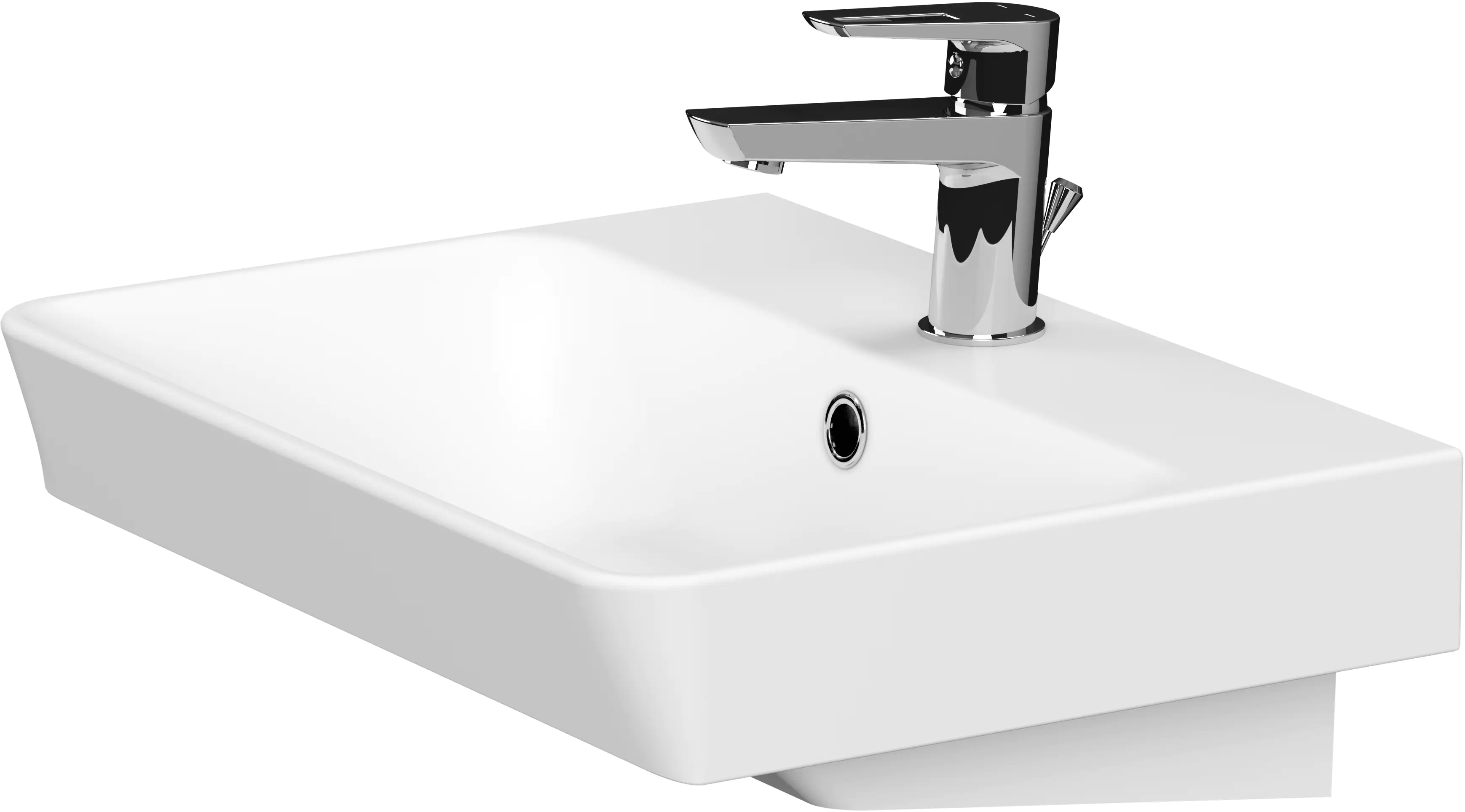 Primaster Keramikwaschbecken 50,5 cm Medea weiß