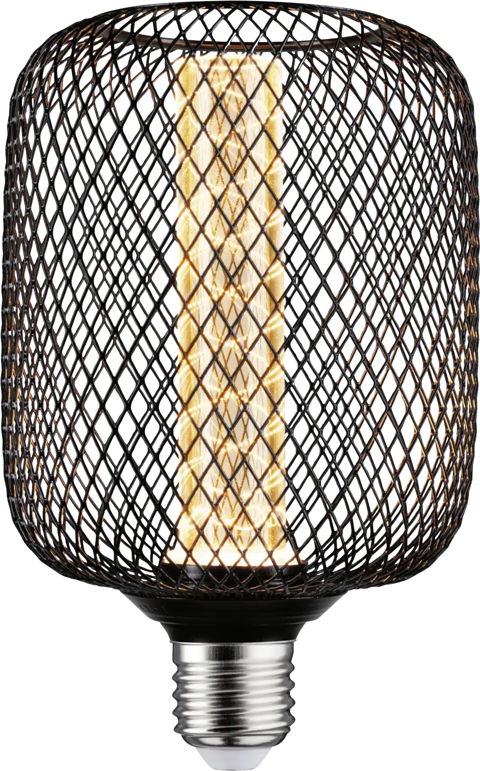 Paulmann LED Leuchtmittel Metallic Glow Zyl Spiral E27 4,2W schwarz Paulmann LED Leuchtmittel Metallic Glow Zyl Spiral E27 4,2W schwarz