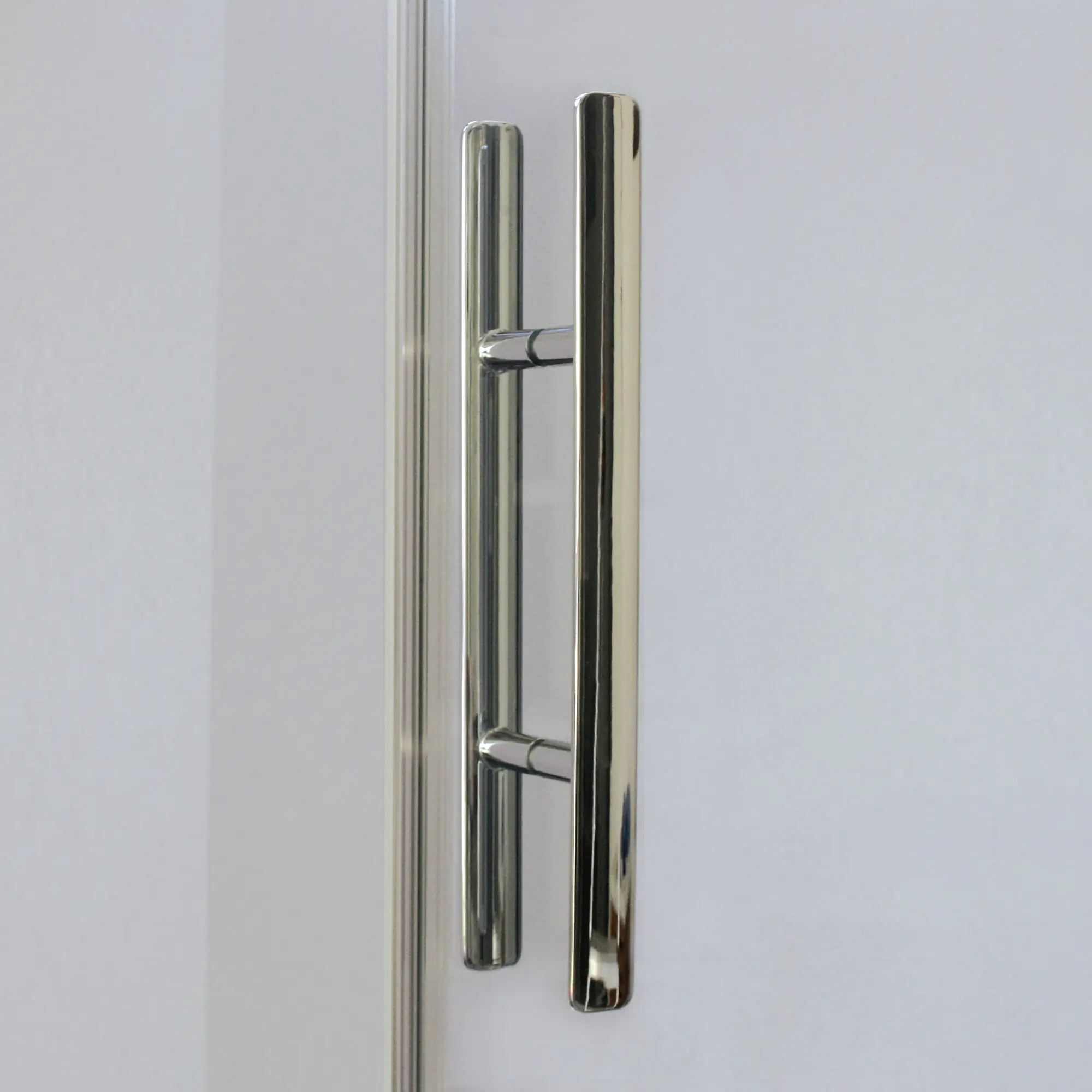 Breuer Avanta Drehtür + Festteil Nische 90 x 200 cm alu chrom links CER+