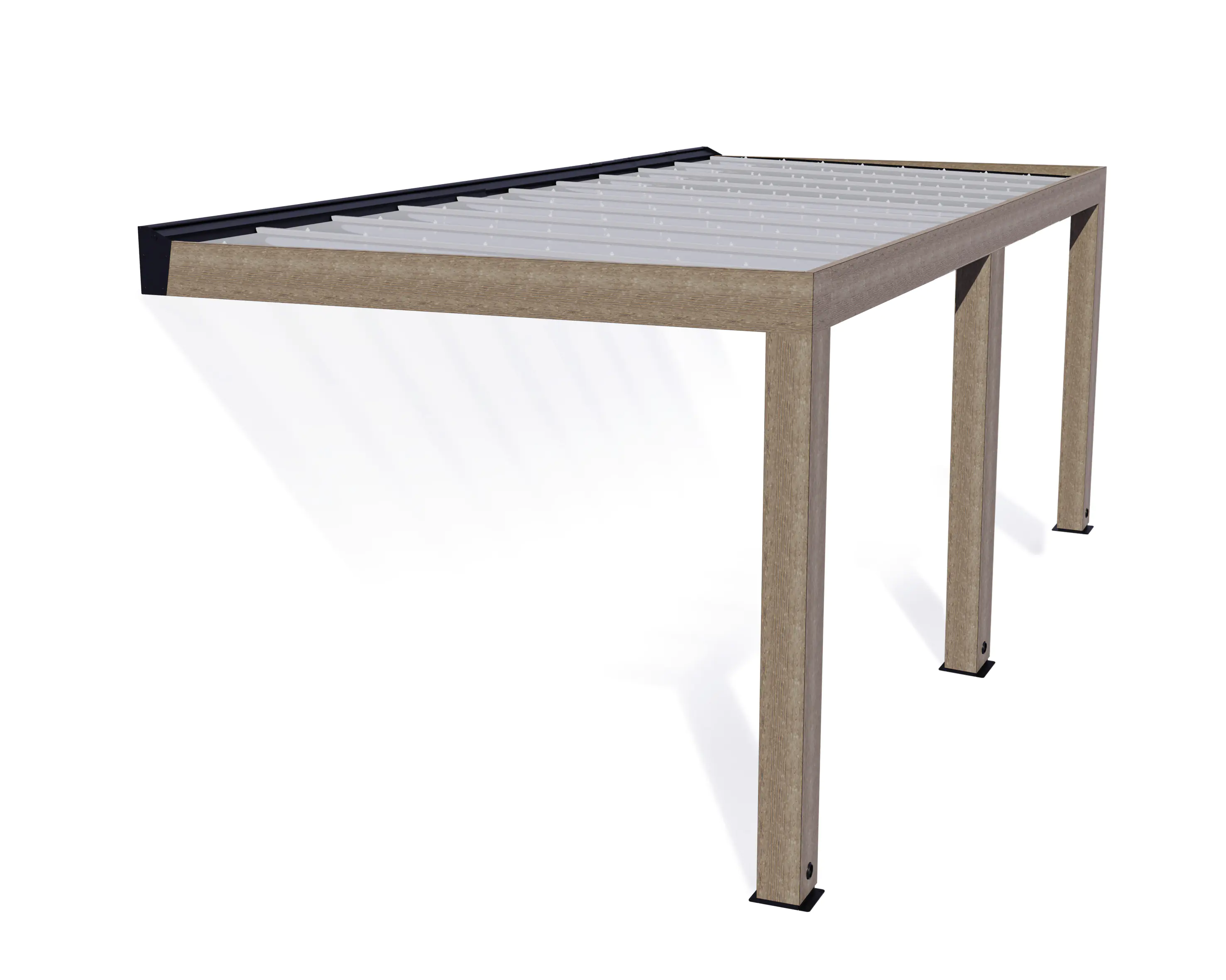 Canopia Terrassenüberdachung Helsinki Holz 665 x 294 cm braun Canopia Terrassenüberdachung Helsinki Holz 665 x 294 cm braun