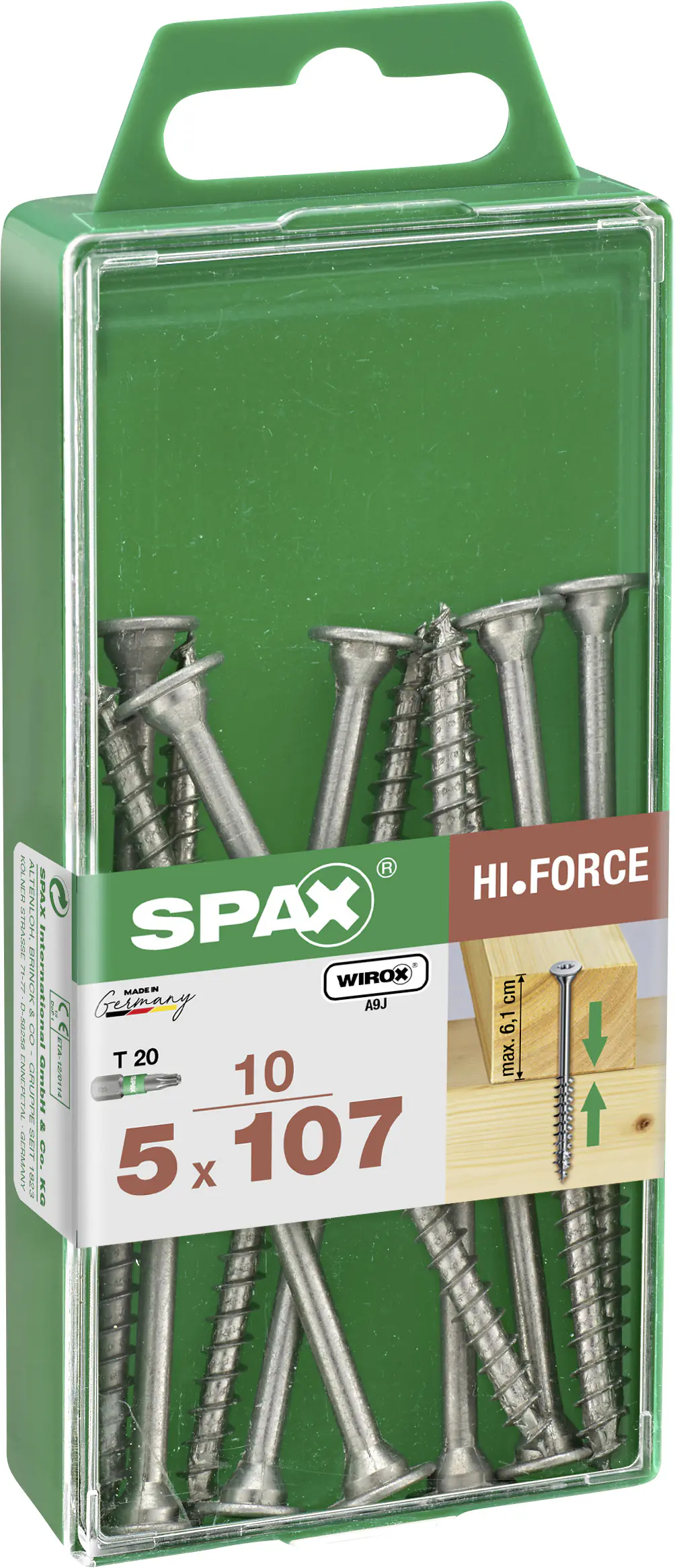 Spax Universalschrauben 5.0 x 87 mm TX 20 - 10 Stk.