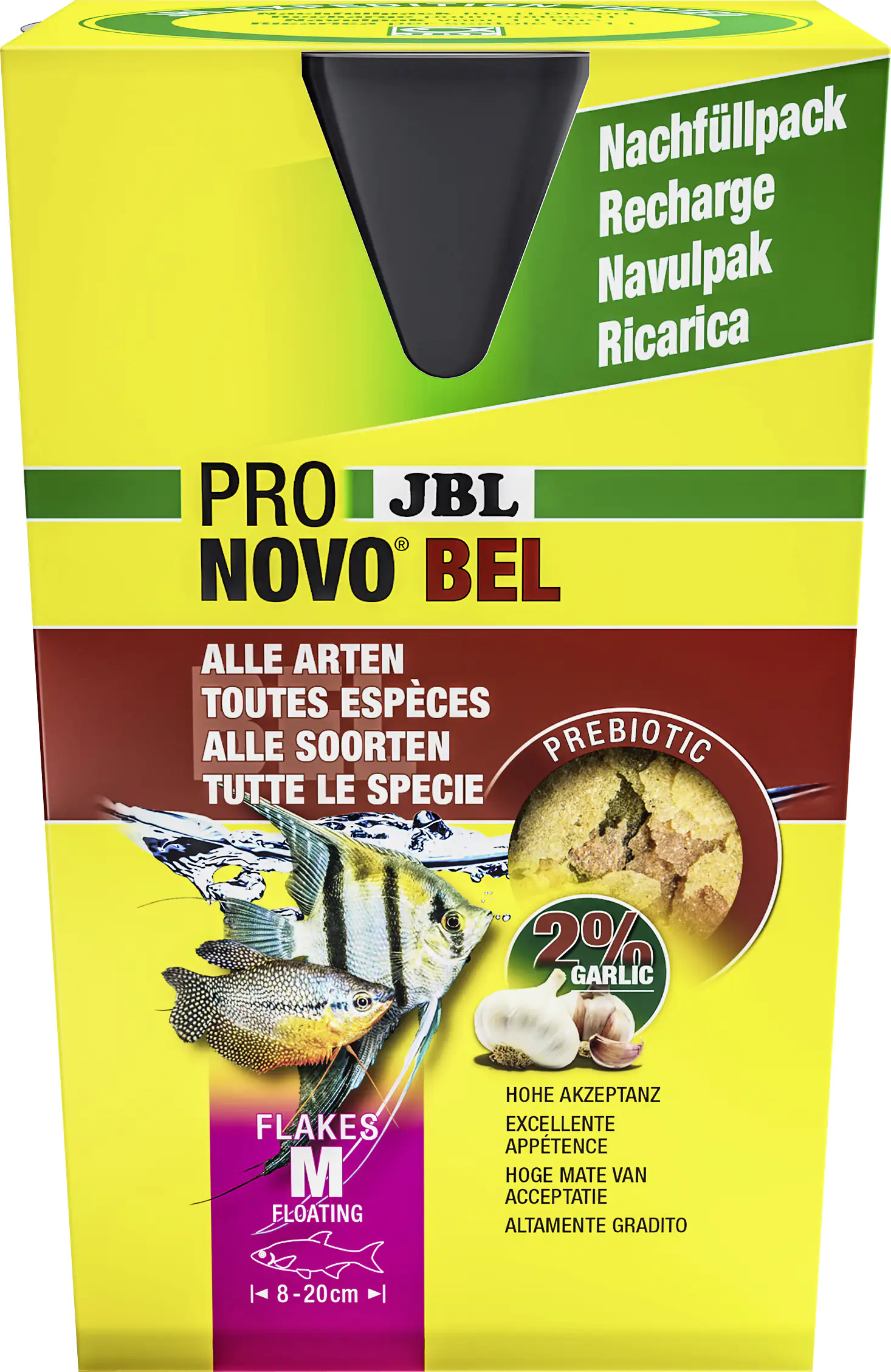 JBL Fischfutter Pronovo Bel Flakes M Fischfutterflocken 750 ml JBL Fischfutter Pronovo Bel Flakes M Fischfutterflocken 750 ml