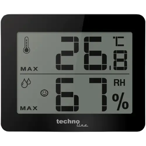 Technoline Wetterstation WS 9450 schwarz-alu