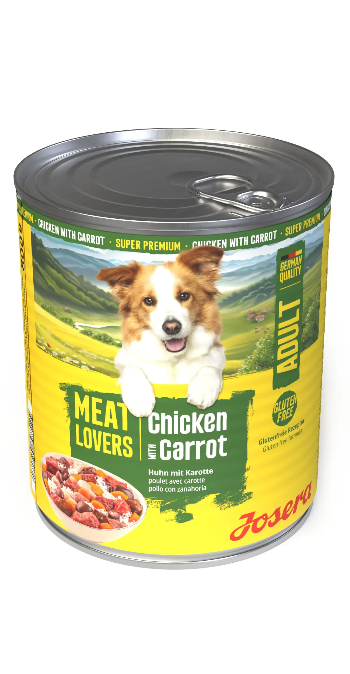 Josera Meatlovers Menu Hundenassfutter 800 g Hund & Karotte 