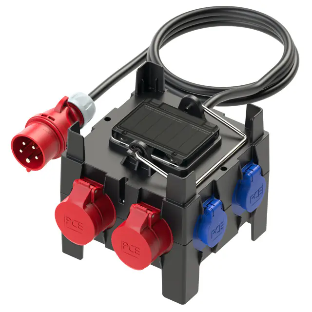 Unitec Stromverteiler IMST BV mit 2x CEE Steckdosen & 5x Steckdosen 2 m