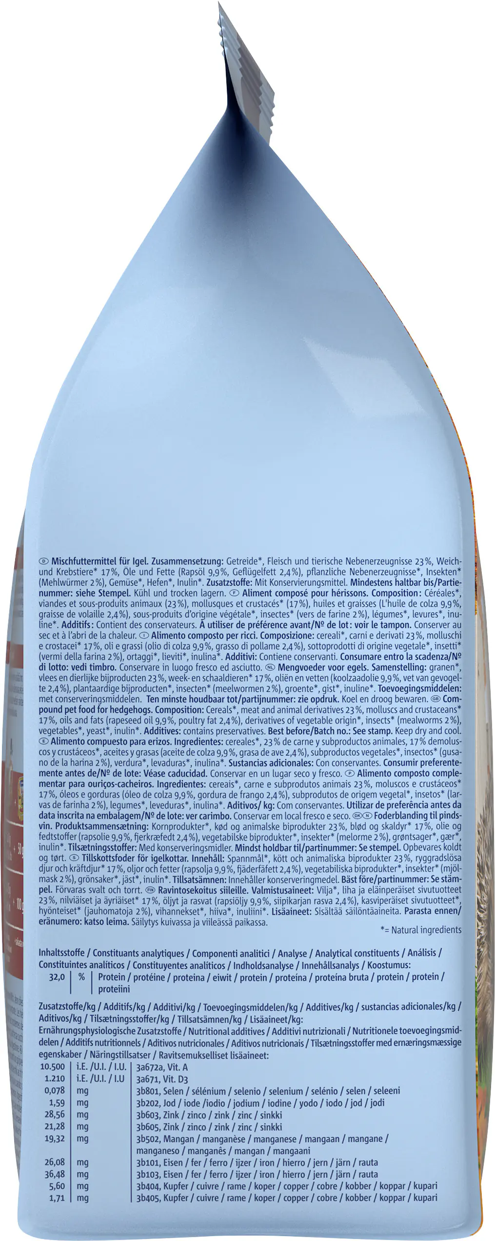 Vitakraft Igelfutter Menü 2,5 kg