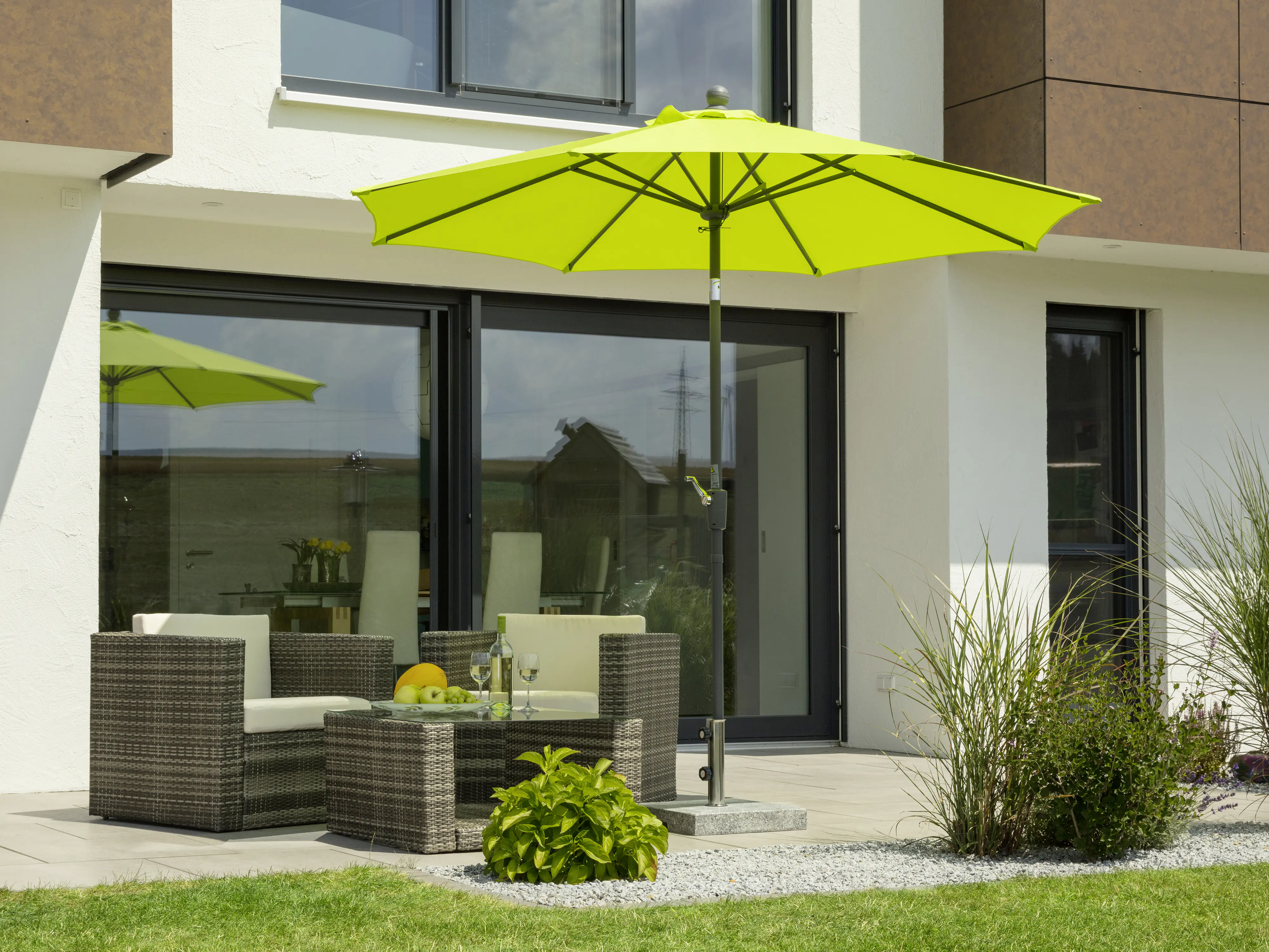 Schneider Sonnenschirm Harlem apfelgrün Ø 270 cm