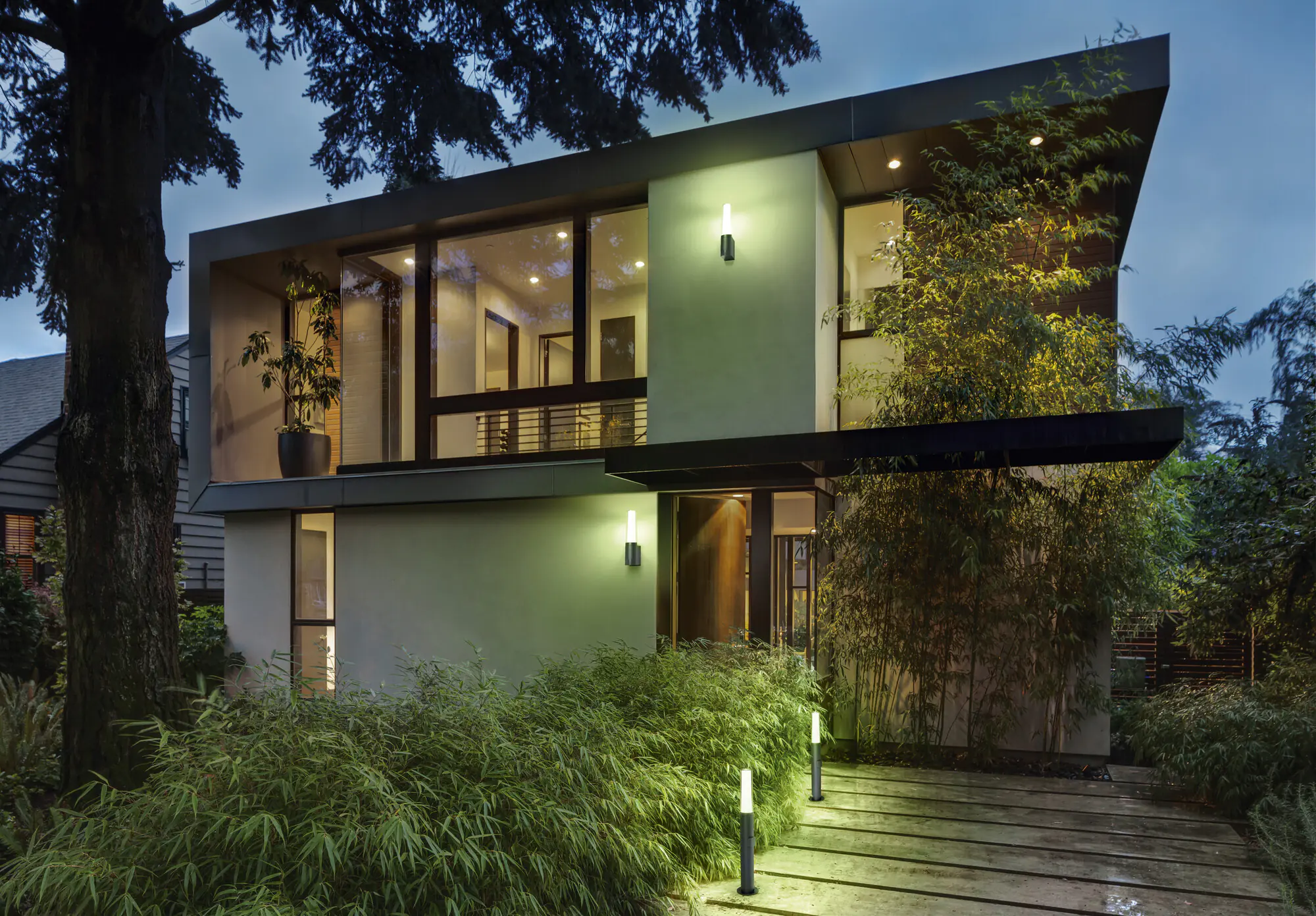 Ledvance LED Außenleuchte Smart+ WiFi Flare Wall dunkelgrau