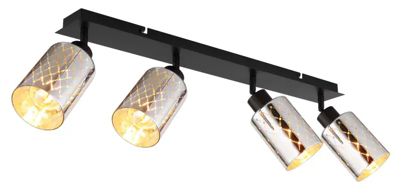 Globo Strahler Alonso 86 x 22 cm schwarz