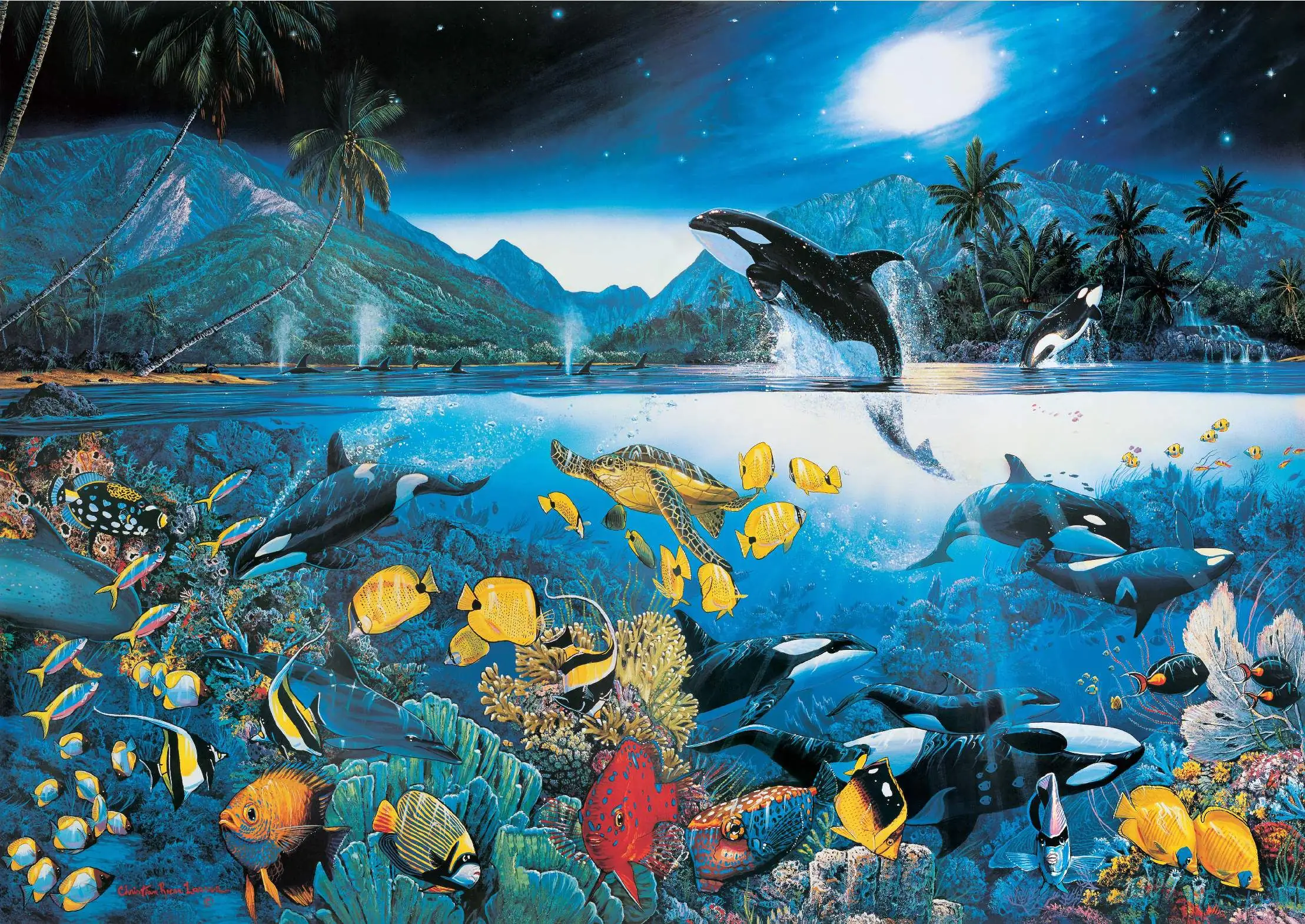 papermoon Vlies- Fototapete Digitaldruck 350 x 260 cm Harmony