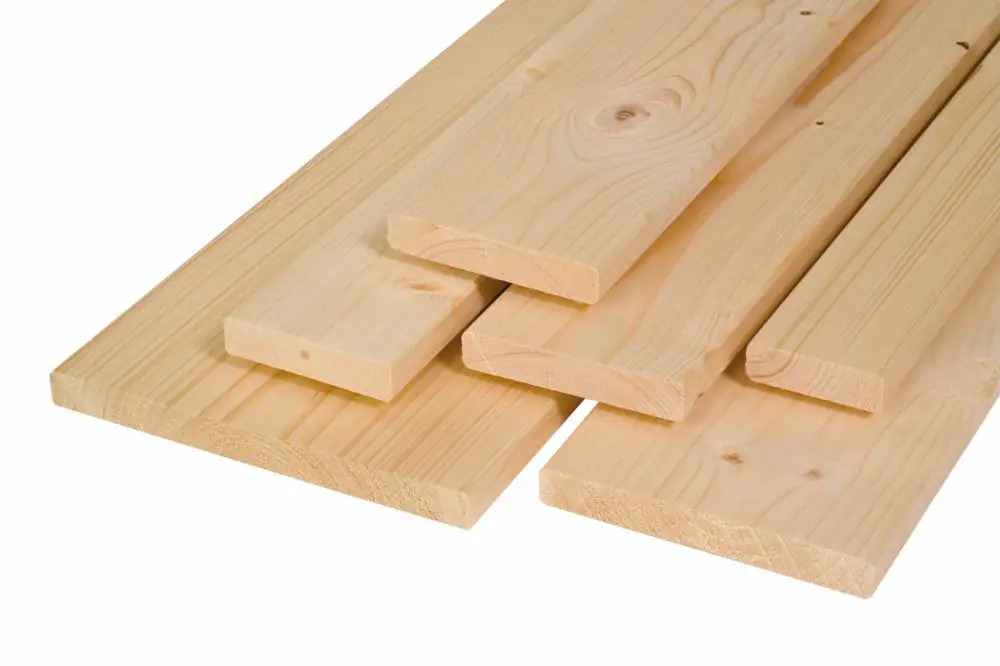 Glattkantbrett Fichte Tanne 250 x 8 cm 18 mm 4-seitig gehobelt