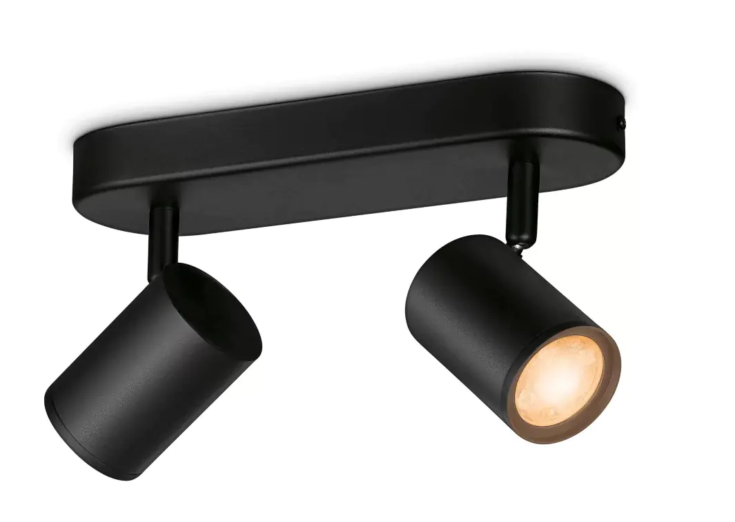 Wiz 2er Spot Imageo 5W RGB schwarz