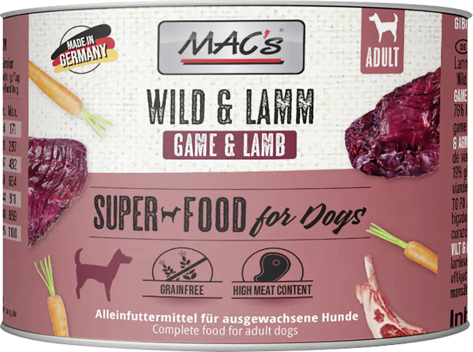 Macs Dog Wild & Lamm 200 g