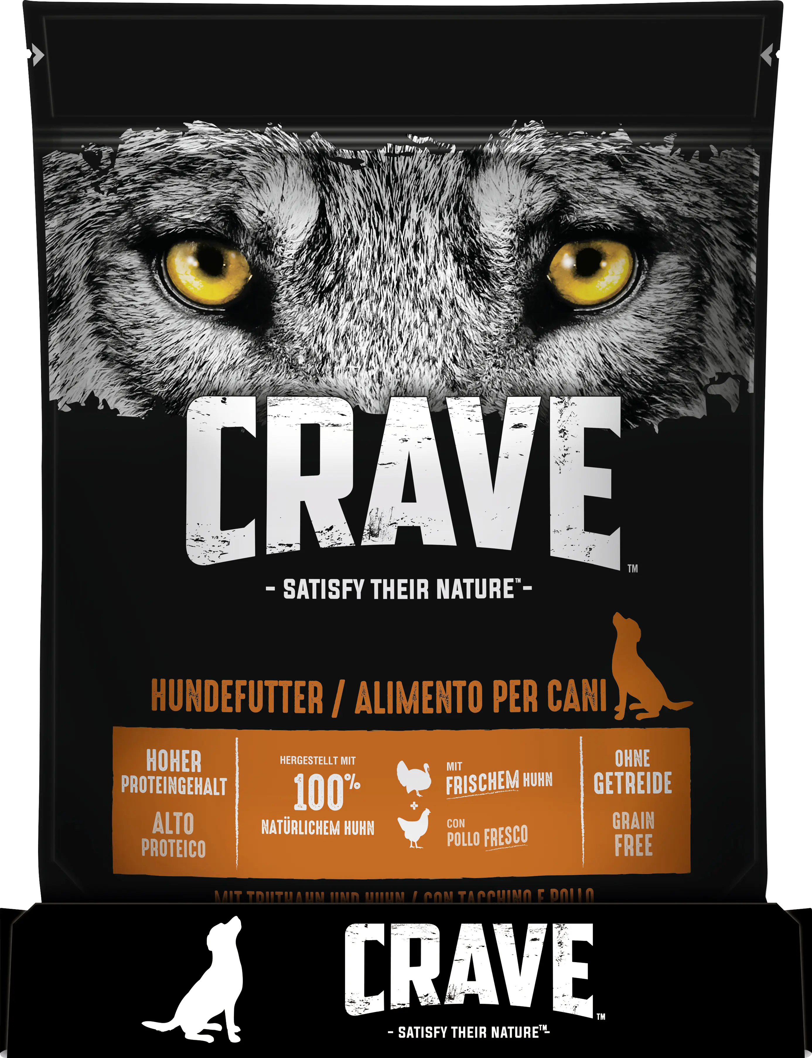 Crave Adult mit Truthahn und Huhn Hundefutter 1 kg