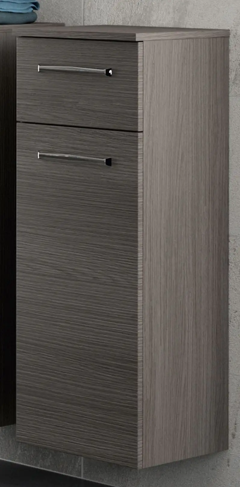 Pelipal Highboard Trentino Beimöbel graphit struktur quer