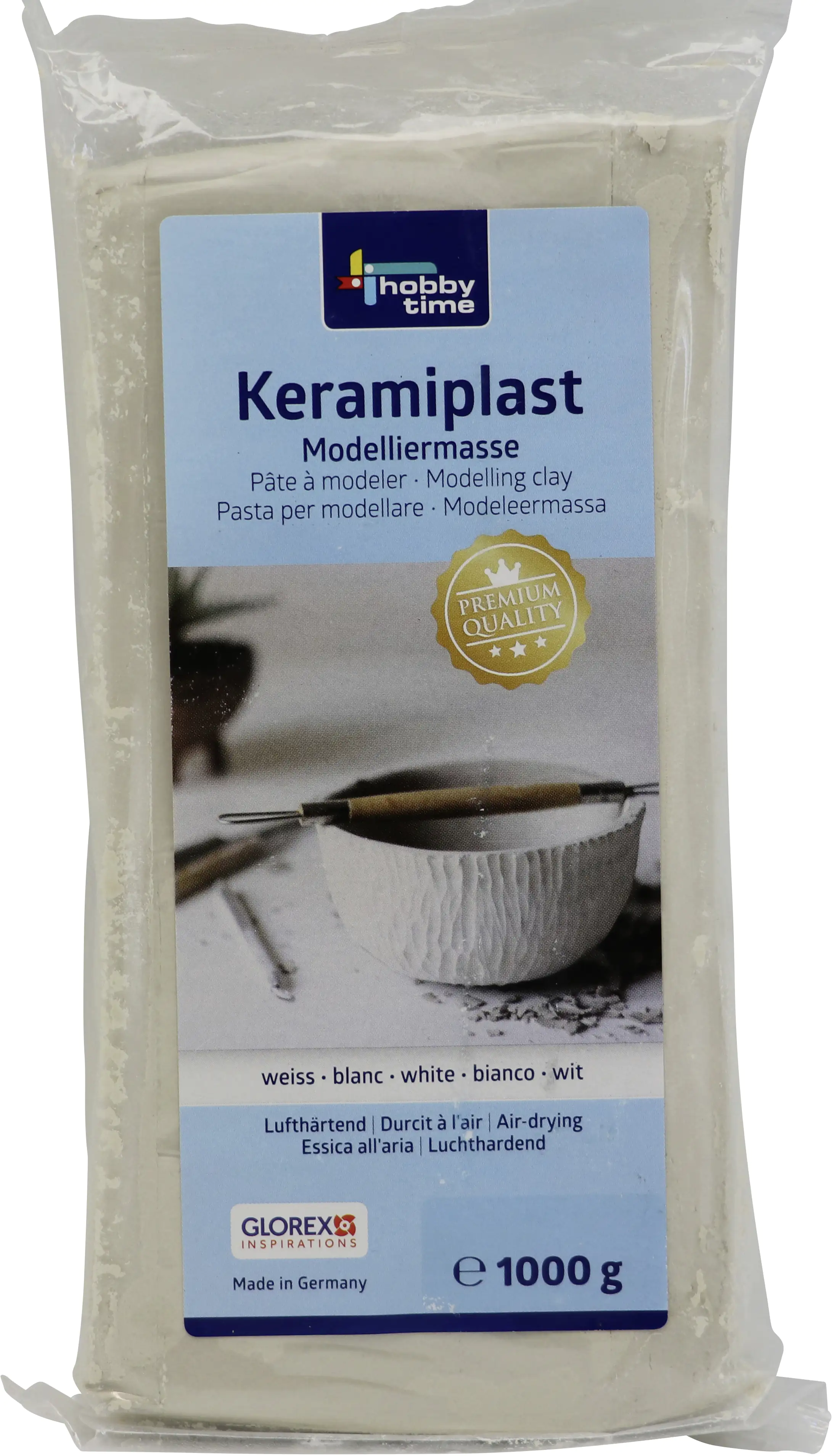 Glorex Keramiplast 1000 g, weiß
