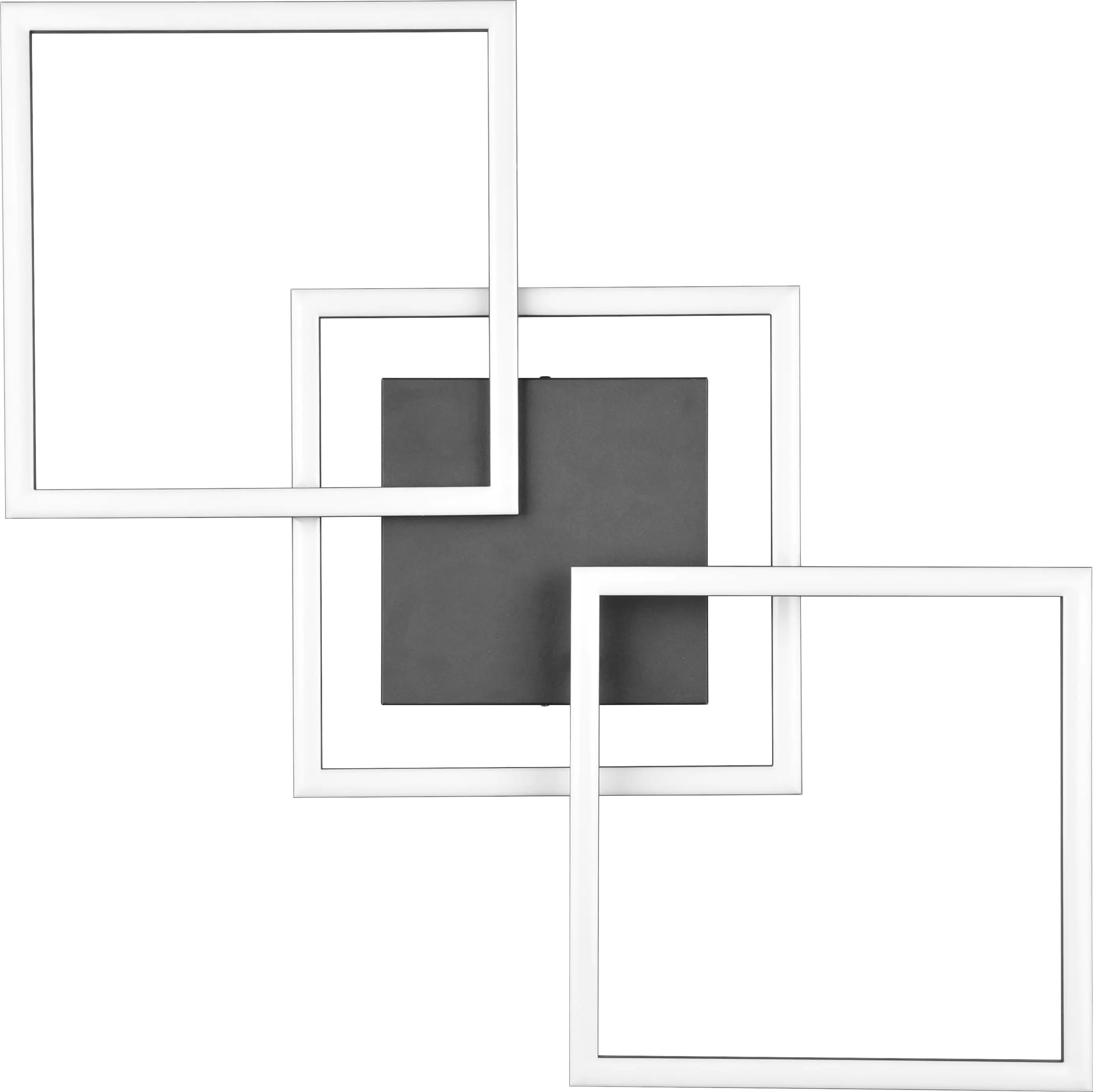 Trio Leuchten LED Deckenleuchte Trail 31W schwarz matt Trio Leuchten LED Deckenleuchte Trail 31W schwarz matt