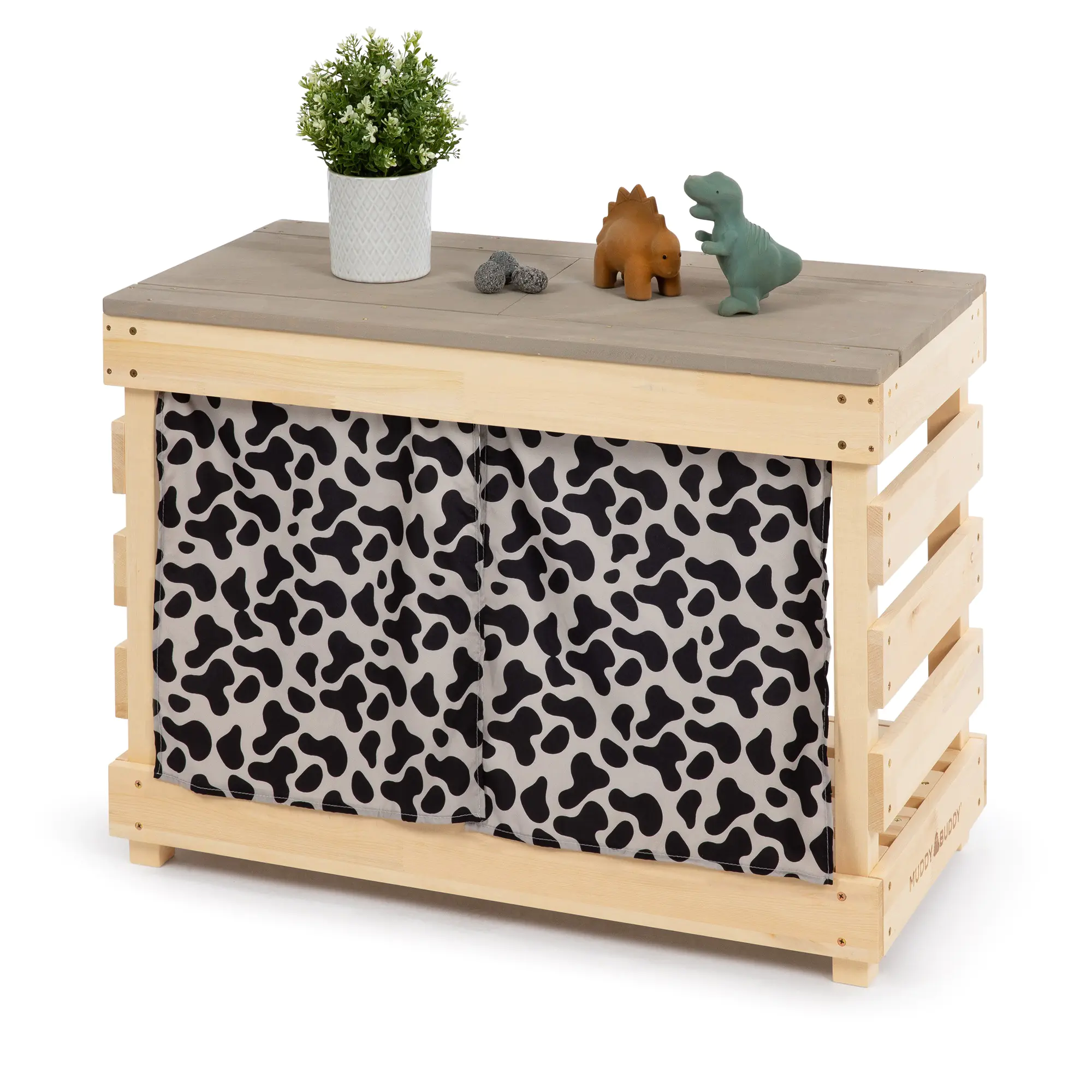 MUDDY BUDDY® Matschtisch Little Leo natur-warmgrau