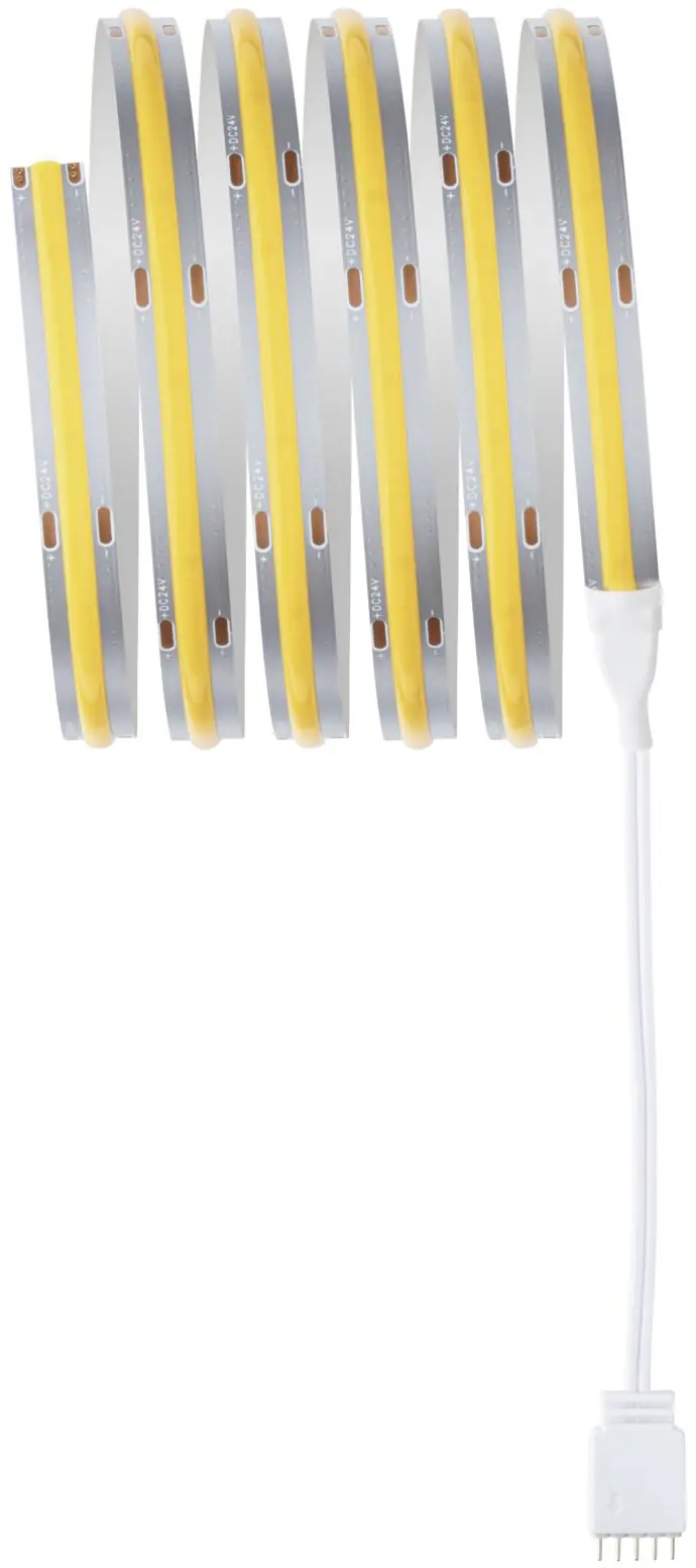 Paulmann MaxLED 500 Stripe-Basisset 1,5 m warmweiß Full-Line COB silber
