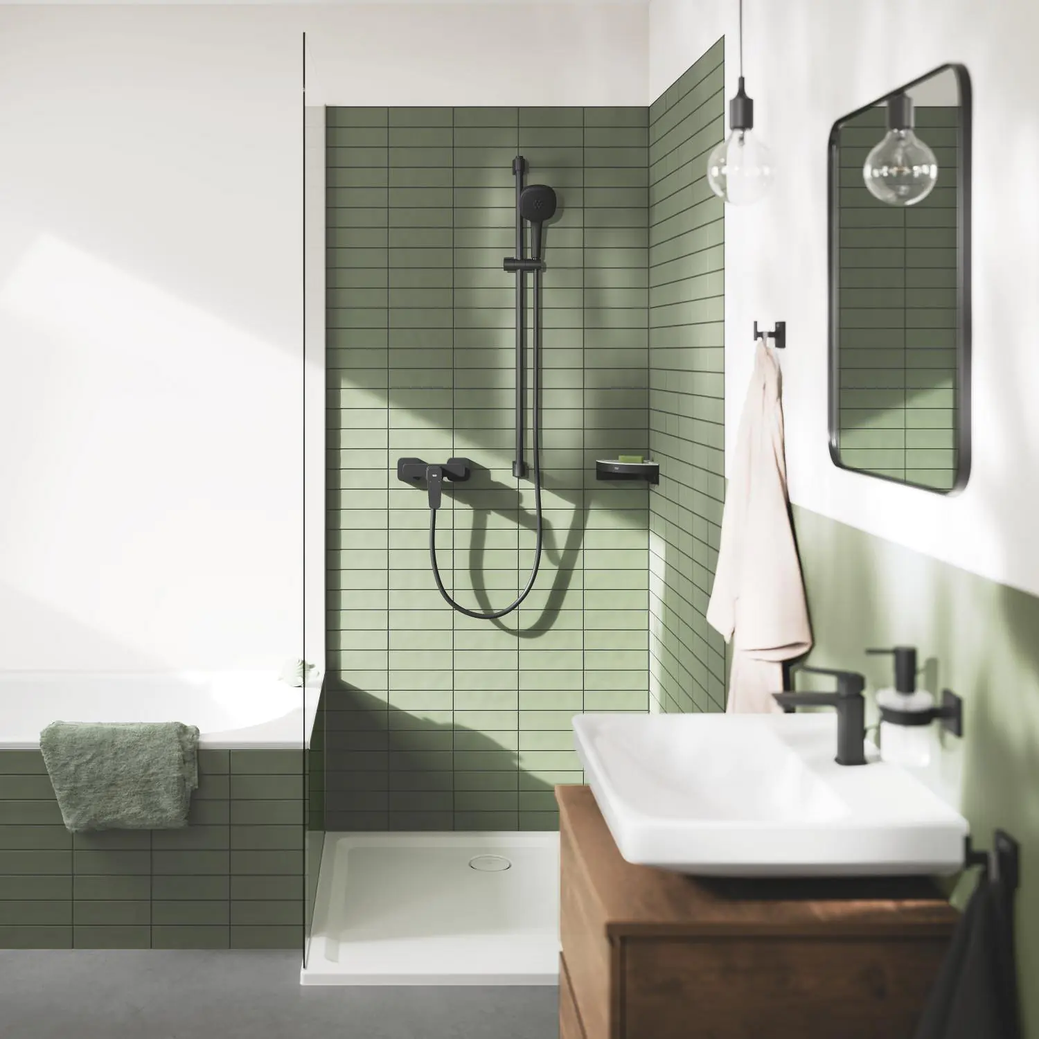 Grohe Quickfix Waschtischarmatur Dice S schwarz matt Grohe Quickfix Waschtischarmatur Dice S schwarz matt