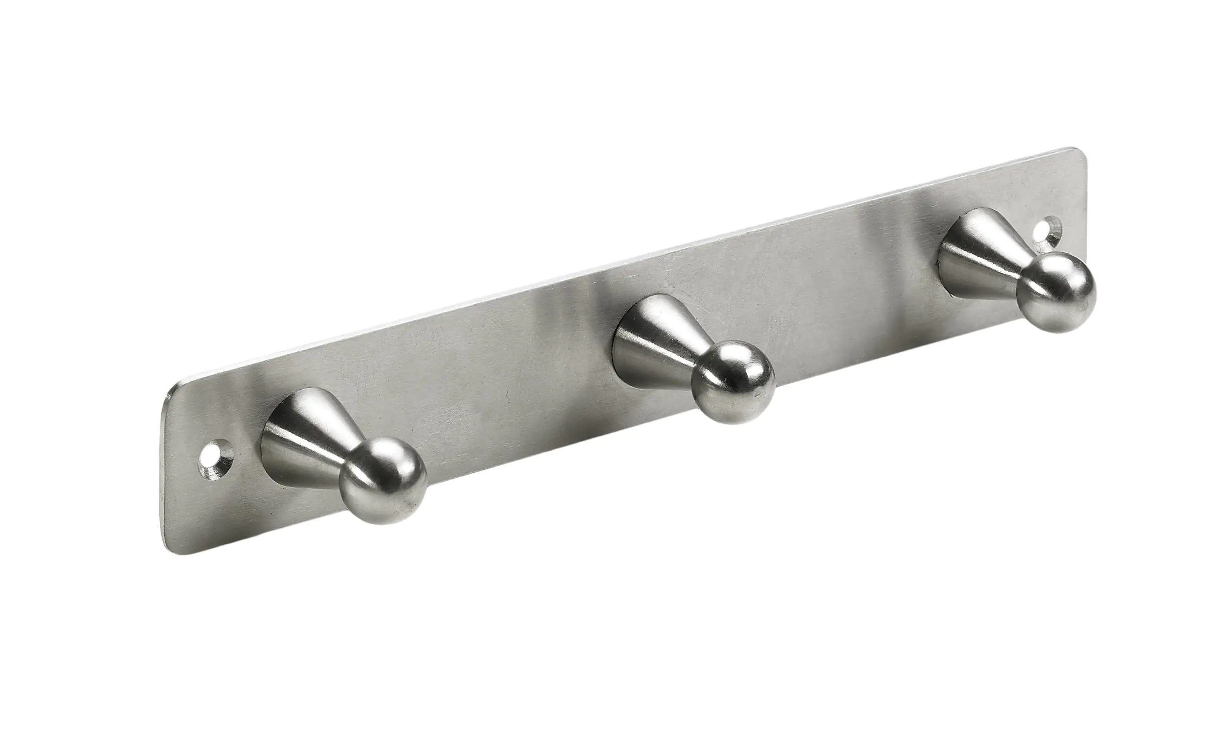 Hettich Garderobenleiste 3 Haken 22,0 x 3,5 x 3,6 cm Edelstahl Hettich Garderobenleiste 3 Haken 22,0 x 3,5 x 3,6 cm Edelstahl