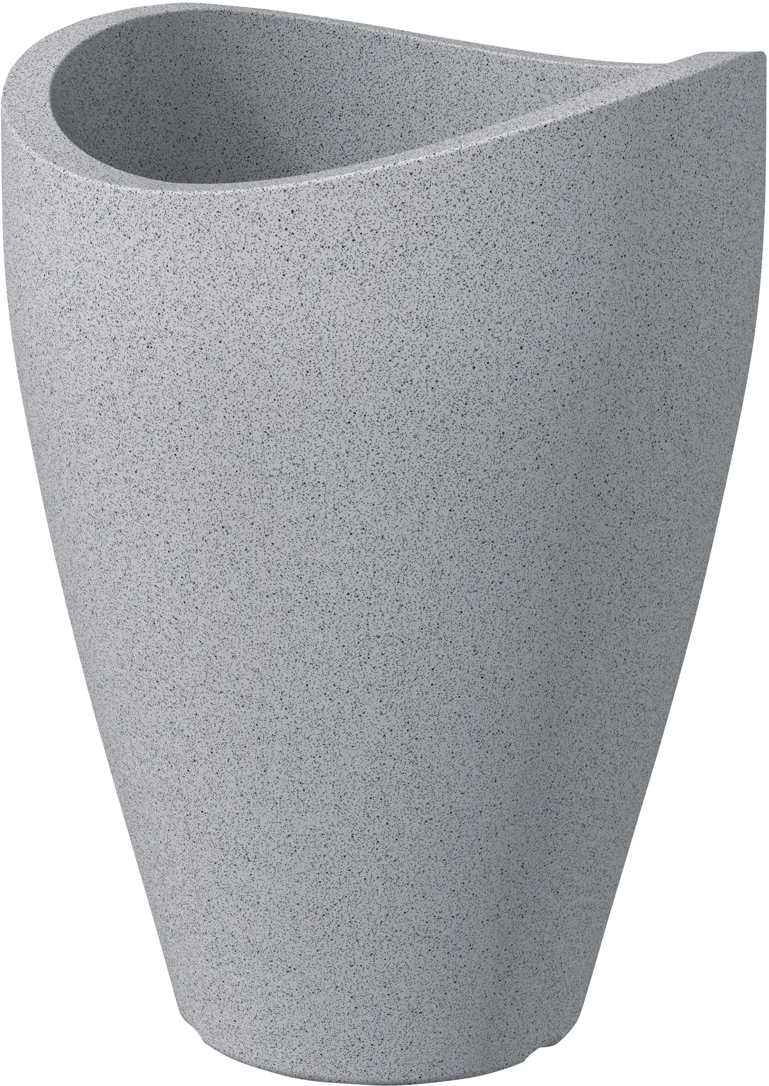 Scheurich Pflanzgefäß Wave Globe High Serie 254 granit grau 67 cm