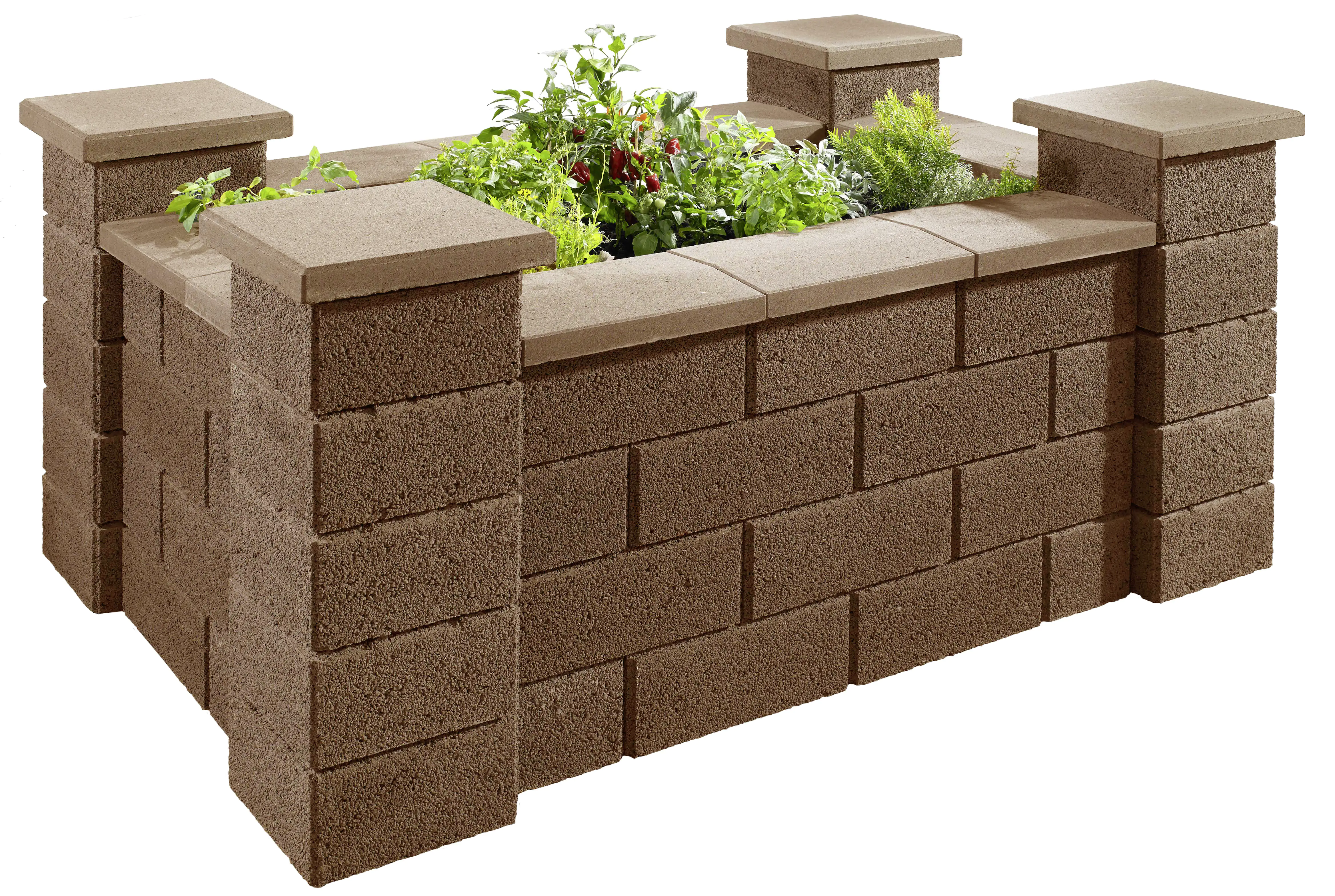 Kann Hochbeet-Set 1 Garten 230 x 150 x 85 cm braun