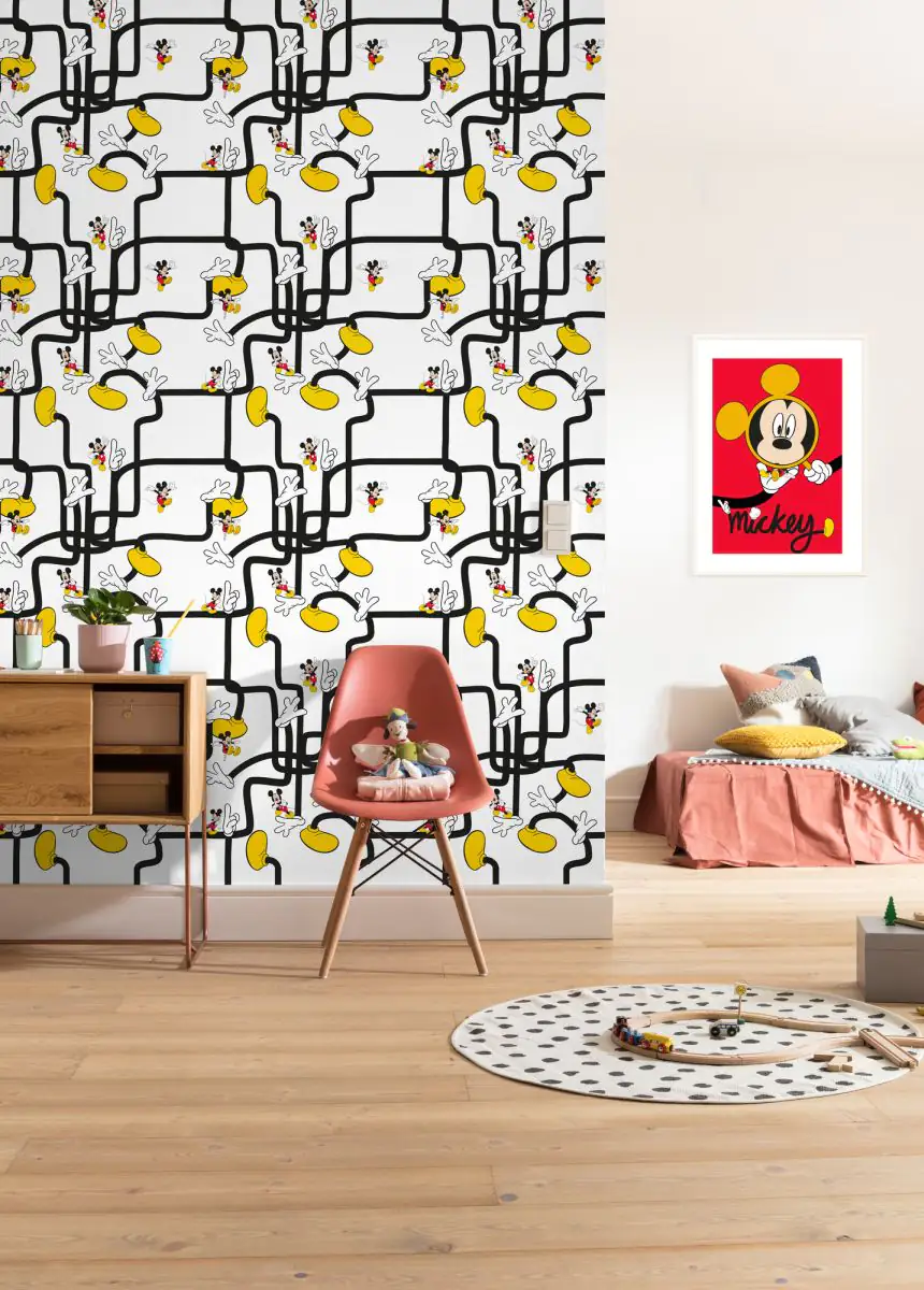4055065510113_1 Komar Vlies Fototapete Mickey Mouse Foot 200 x 280 cm