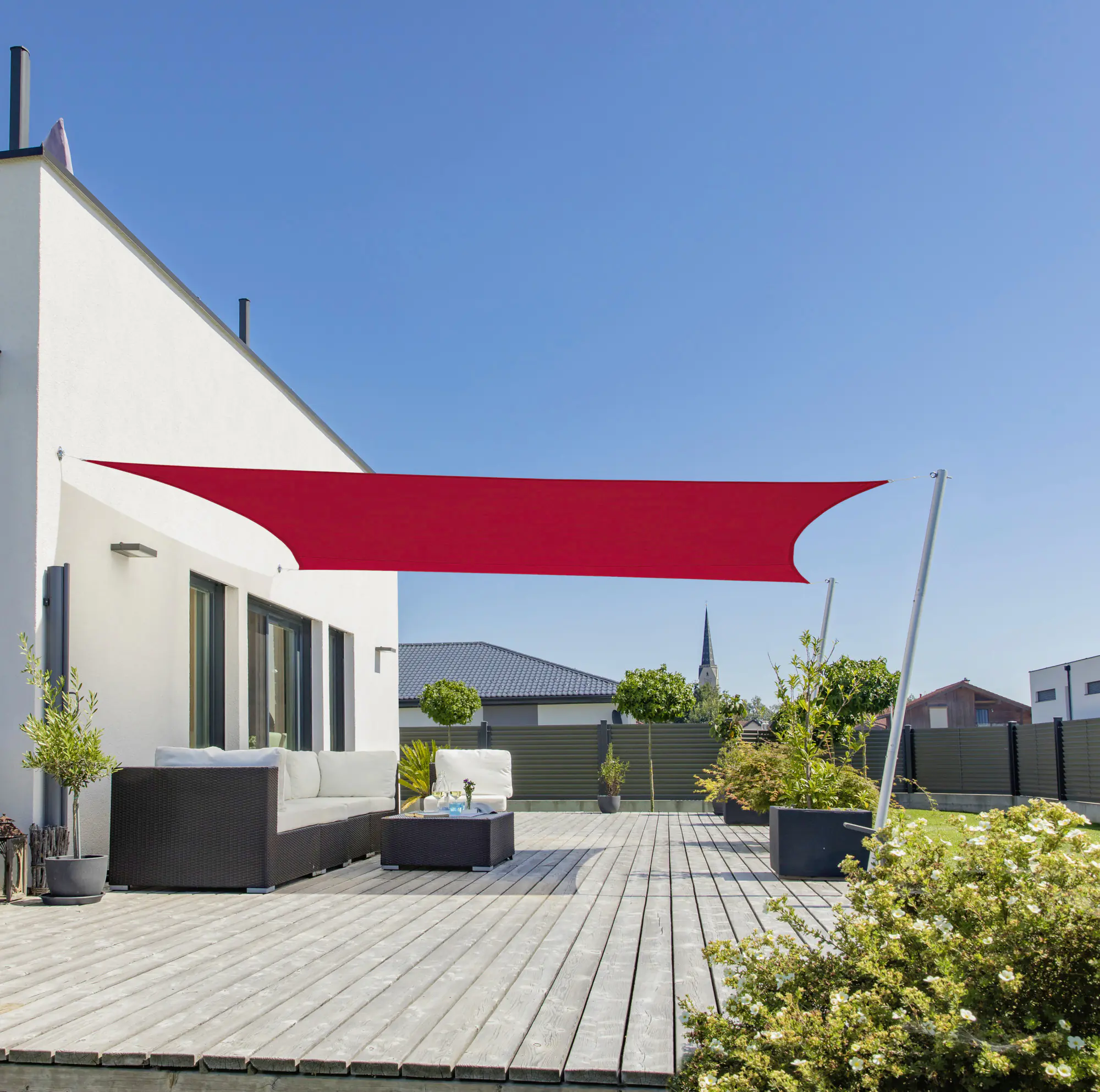 Windhager Sonnensegel Cannes brick 4 x 5 m