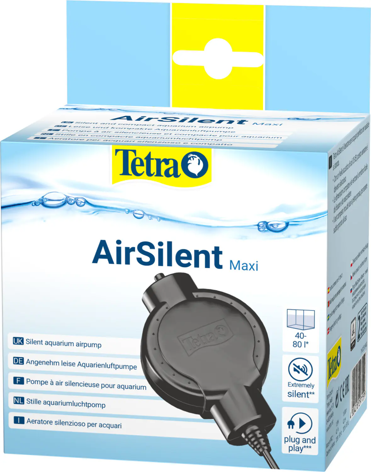 Tetra Aquariumluftpumpe AirSilent Maxi  Tetra Aquariumluftpumpe AirSilent Maxi