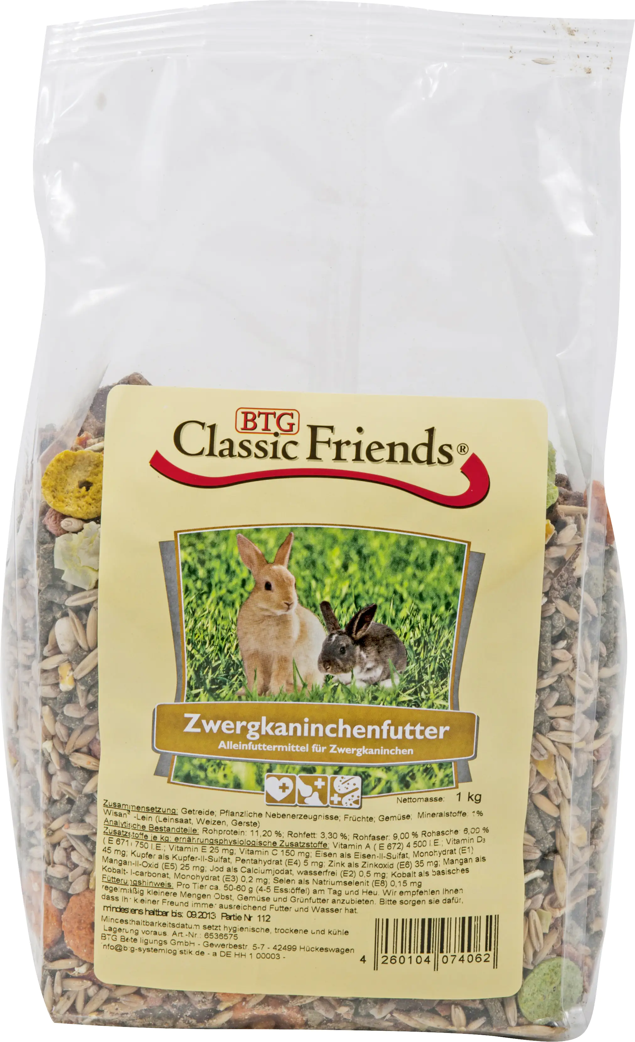 Classic Friends Zwergkaninchen 1 kg