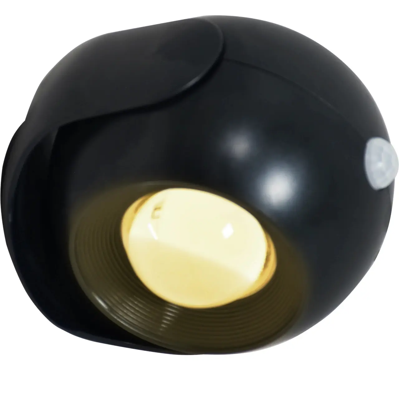 REV LED-Akku-Spot rund mit Sensor schwarz dimmbar