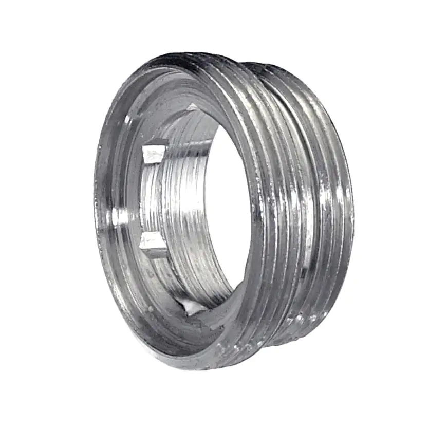 Cornat Übergangsstück M24/1 x M22/1 / Messing verchromt