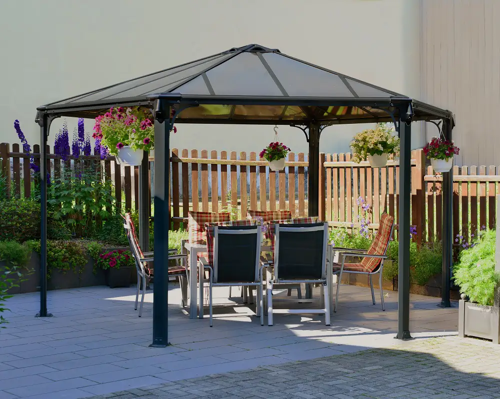 Canopia Pavillon Monaco 4500 450 x 390 cm, grau Canopia Pavillon Monaco 4500 450 x 390 cm, grau